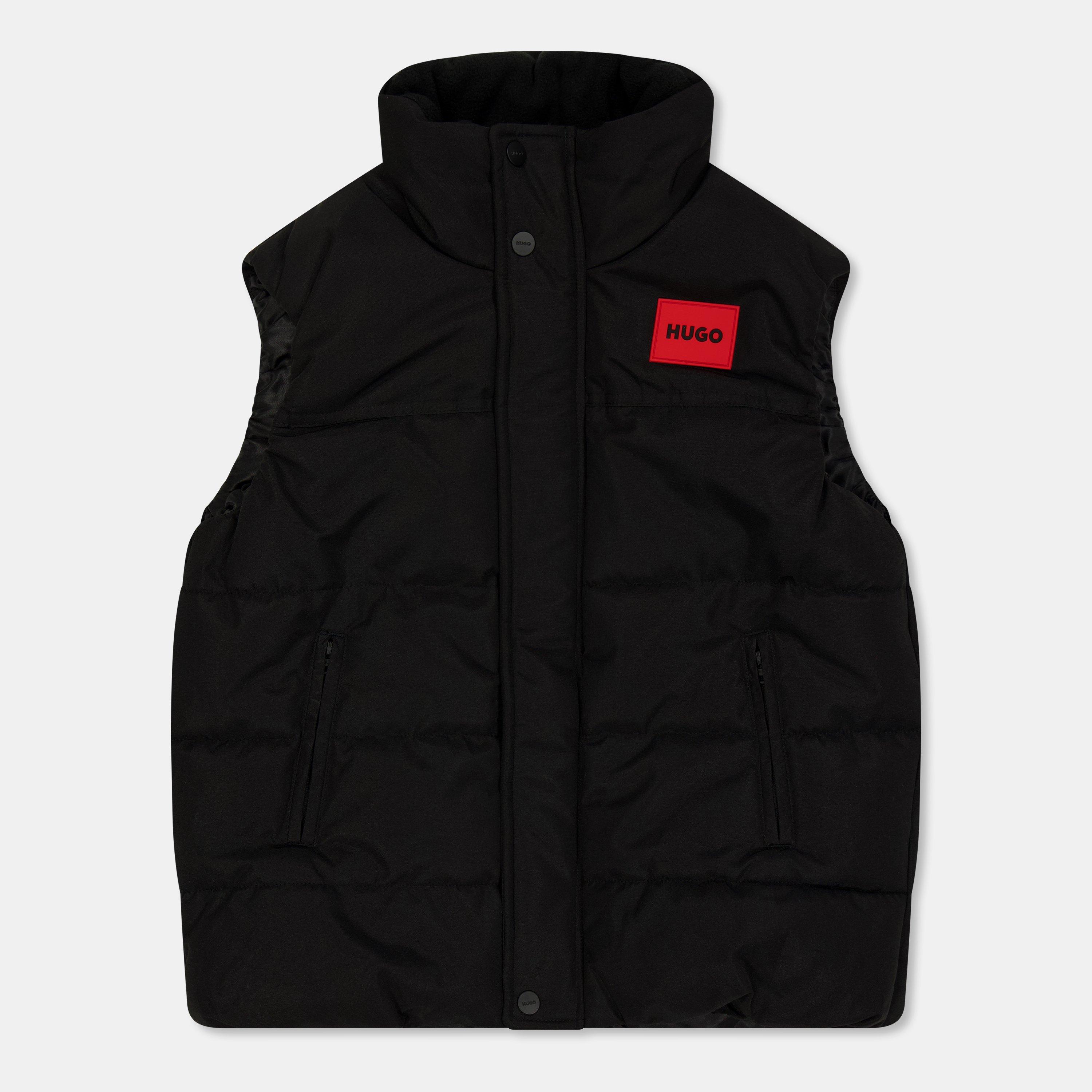 Hugo Kids' Padded Sleeveless Gilet - Black 09B - Size 8Y