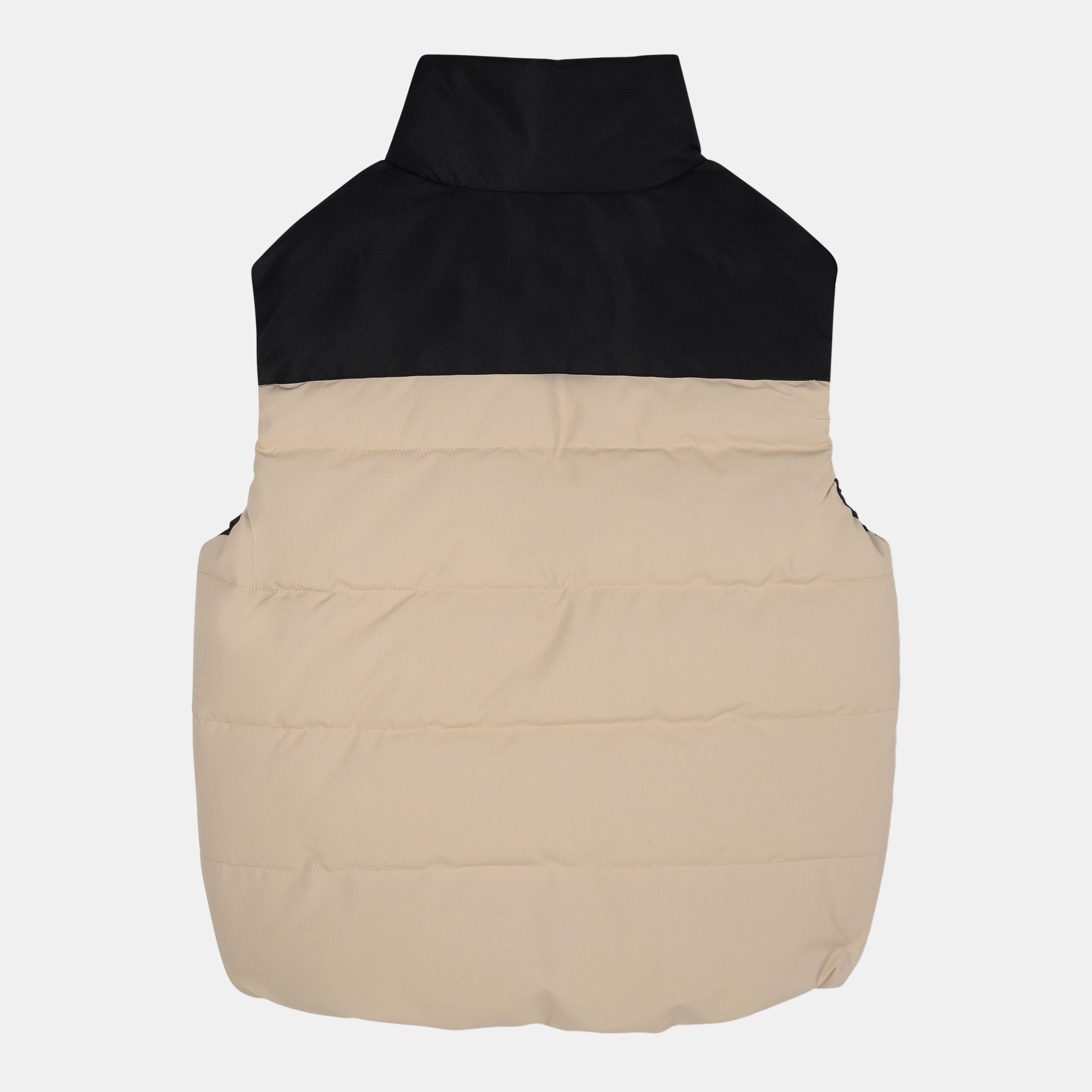 Beige/Schwarz - Hugo - Kids' Padded Sleeveless Gilet - 2