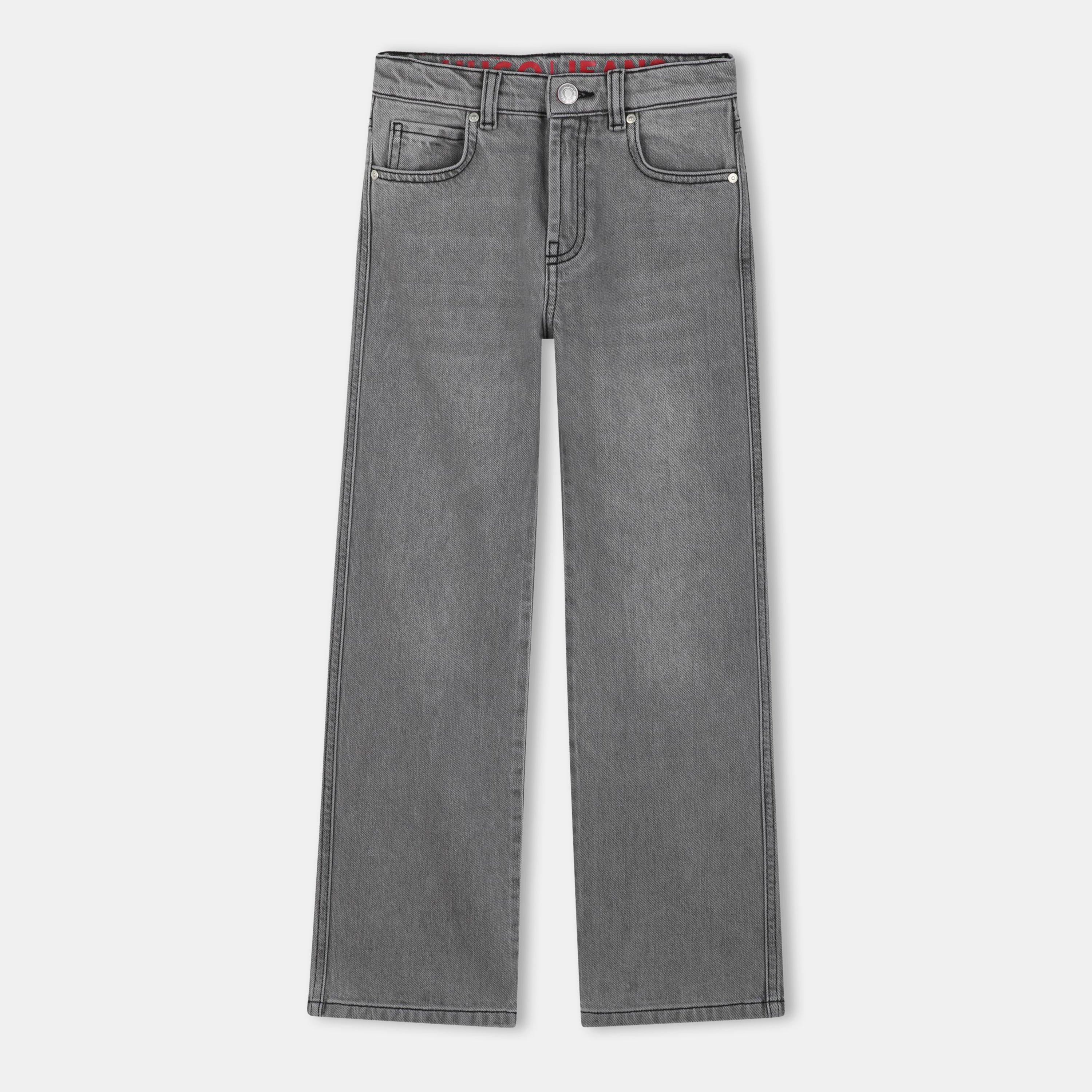 Denim Grey Z20 - Hugo - Kids' Wide Leg Jeans - 1