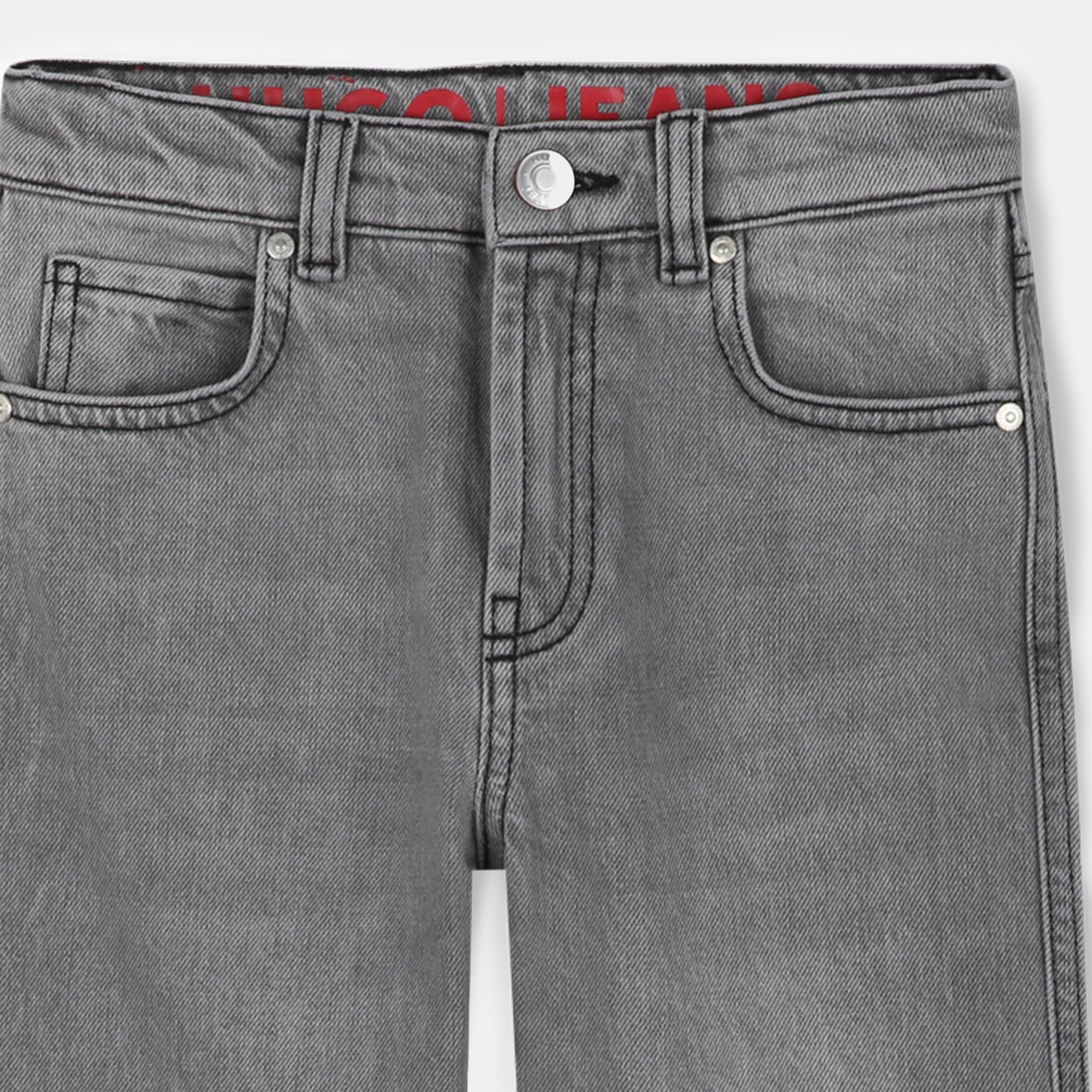 Denim Grey Z20 - Hugo - Hugo Wide Leg Jeans Jn54 - 3