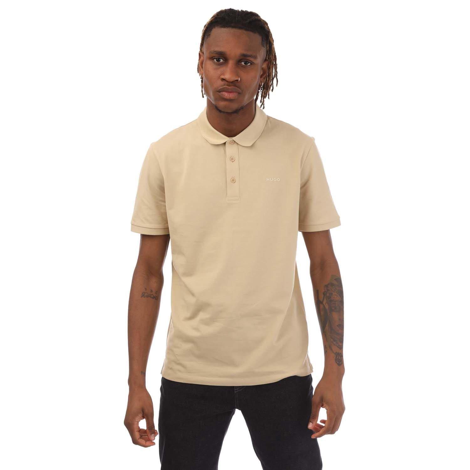 Hugo Donos222 Polo Shirt - Beige - XL