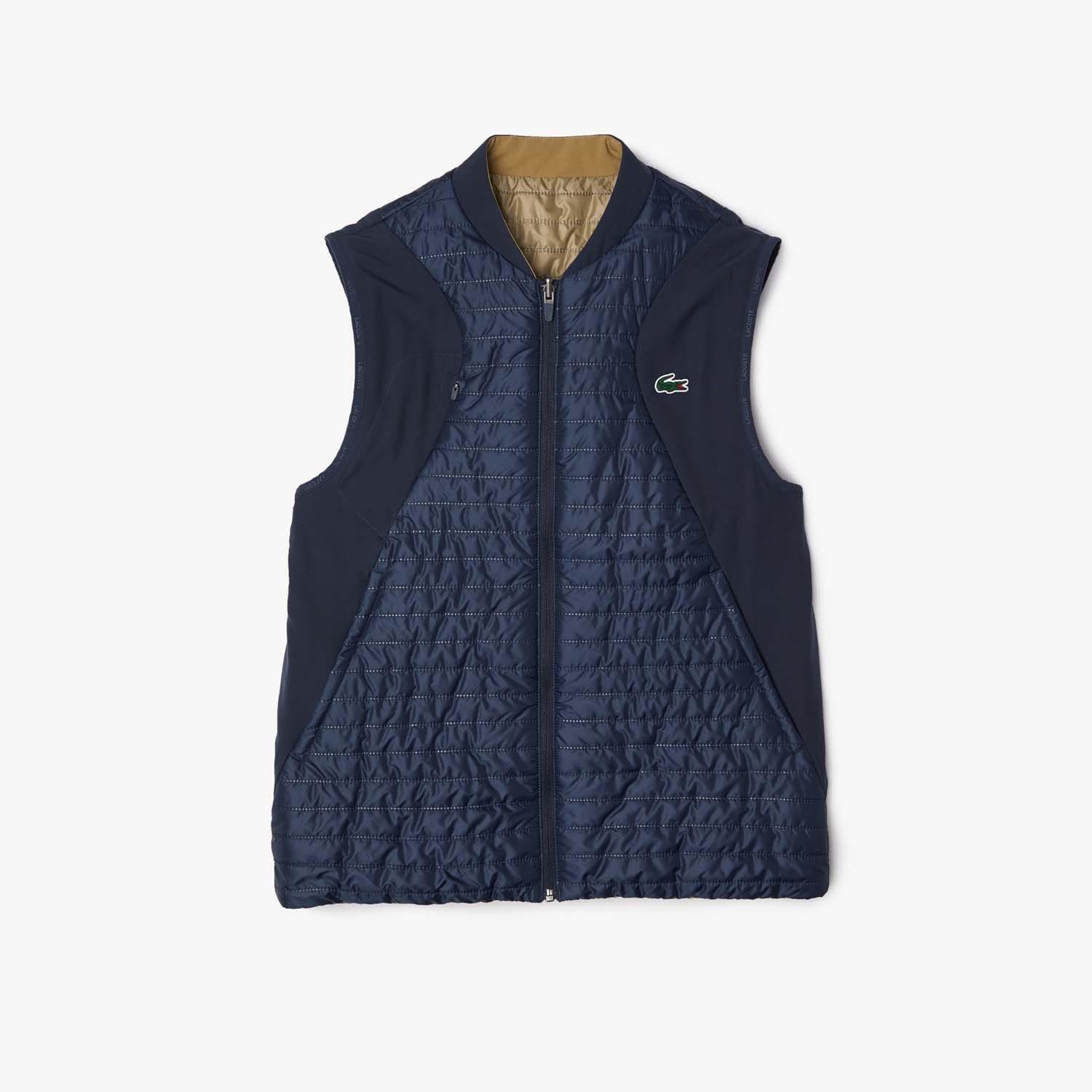Multi Colour - Lacoste - Reversible Quilted Sports Vest - 1