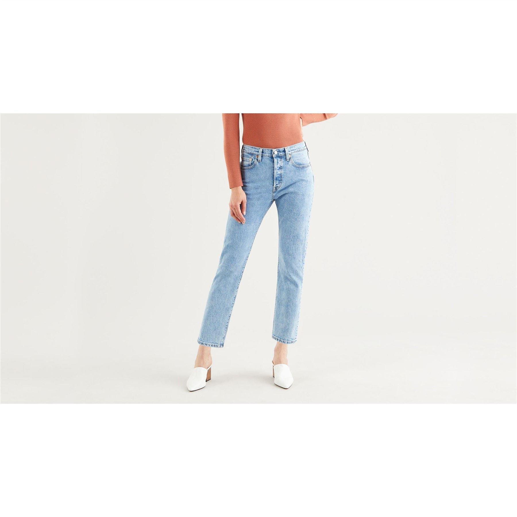 Light Blue - Levis - 501 Crop Jeans - 2