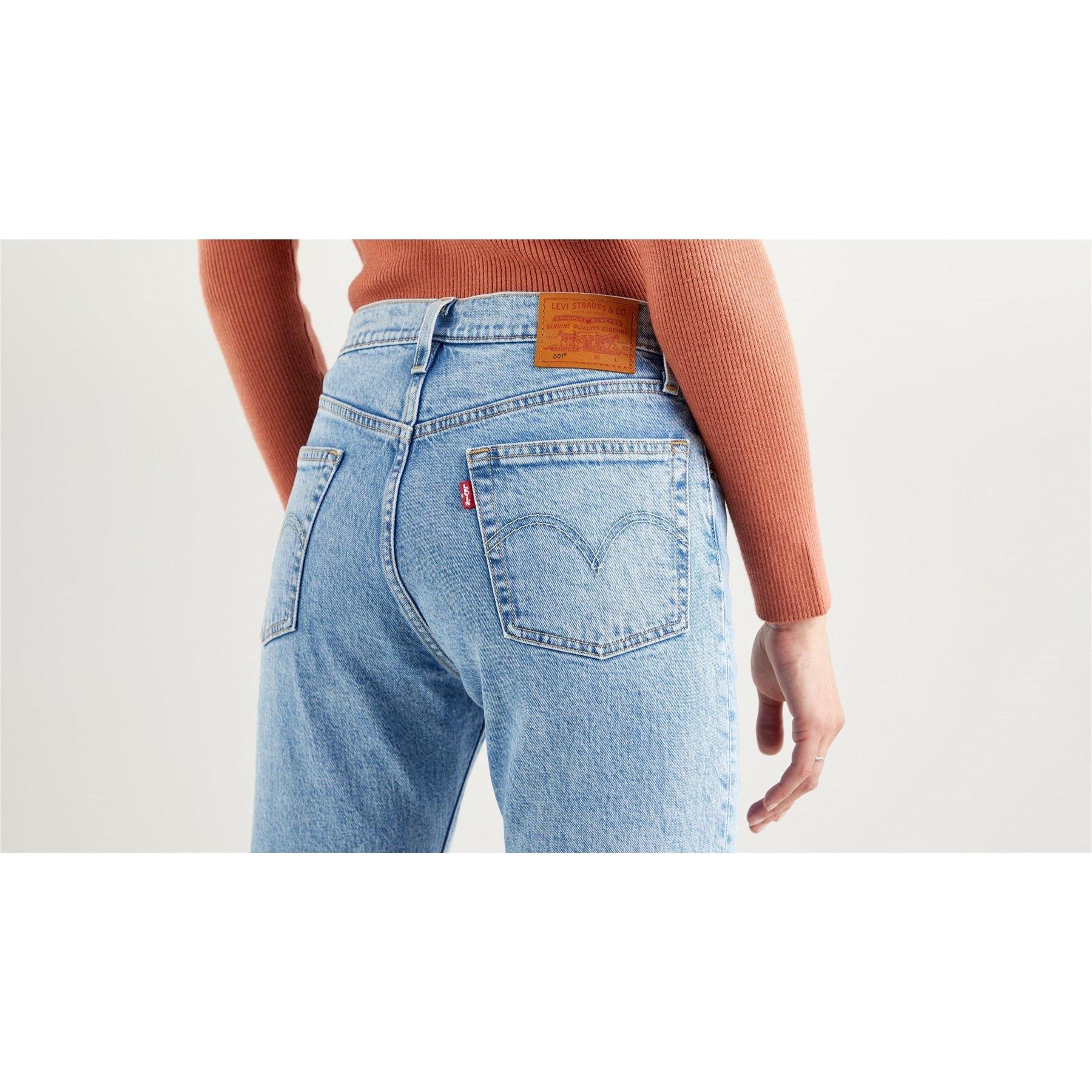 Light Blue - Levis - 501 Crop Jeans - 5