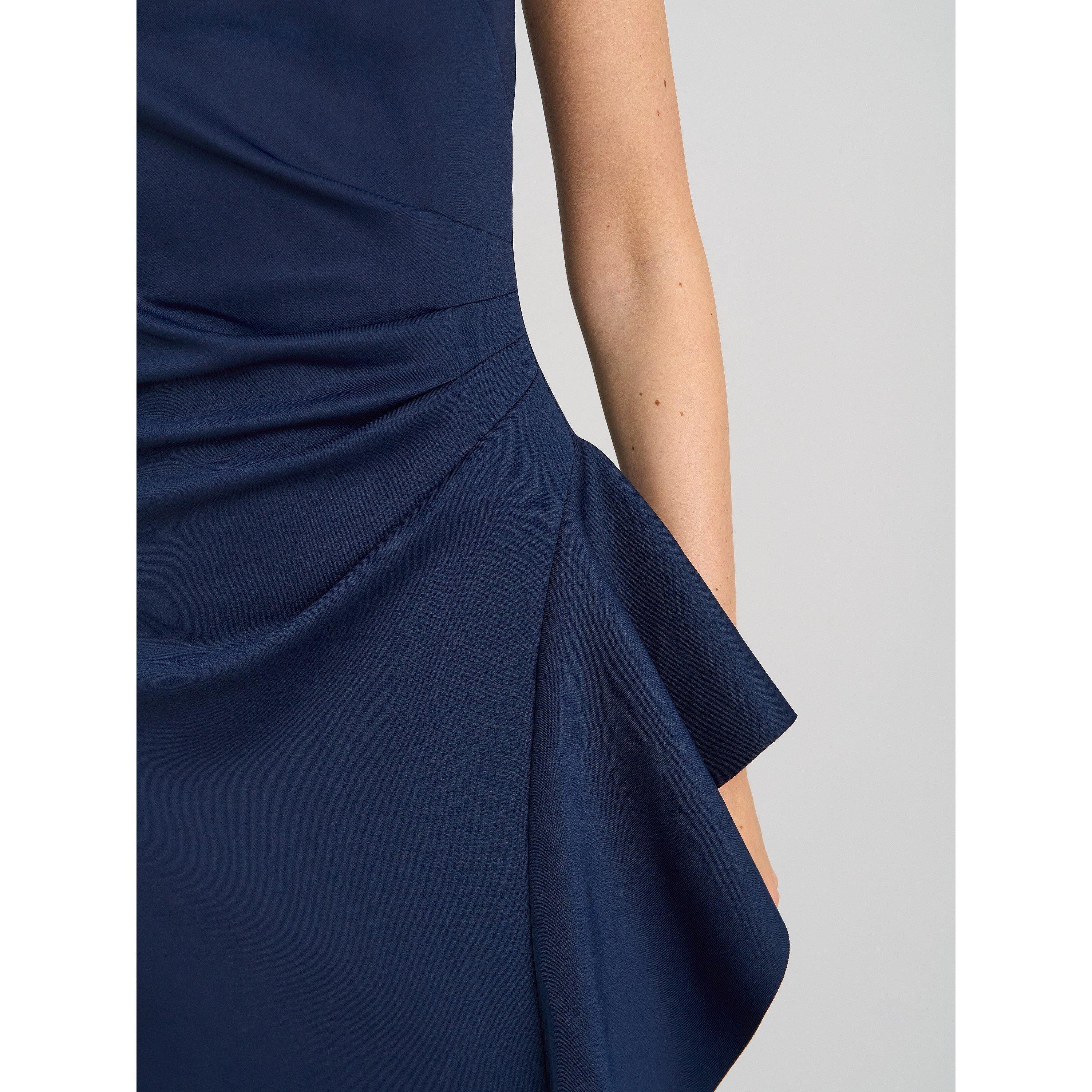 Midnight - Gina Bacconi - Darby One Shoulder Frill Dress - 5