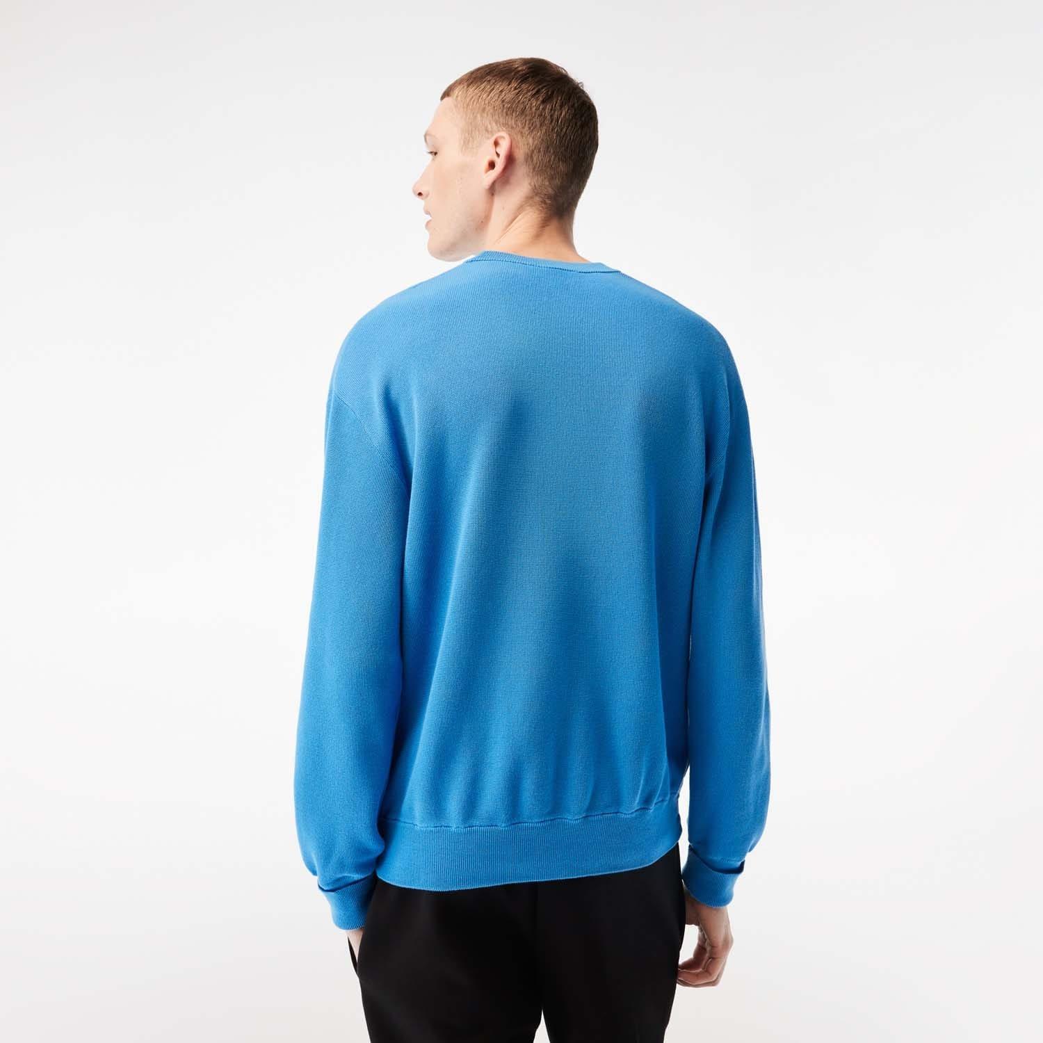 Multi Colour - Lacoste - Round Neck Organic Cotton Sweatshirt - 2