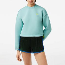 Lacoste Loose Fit Drawstring Sweatshirt