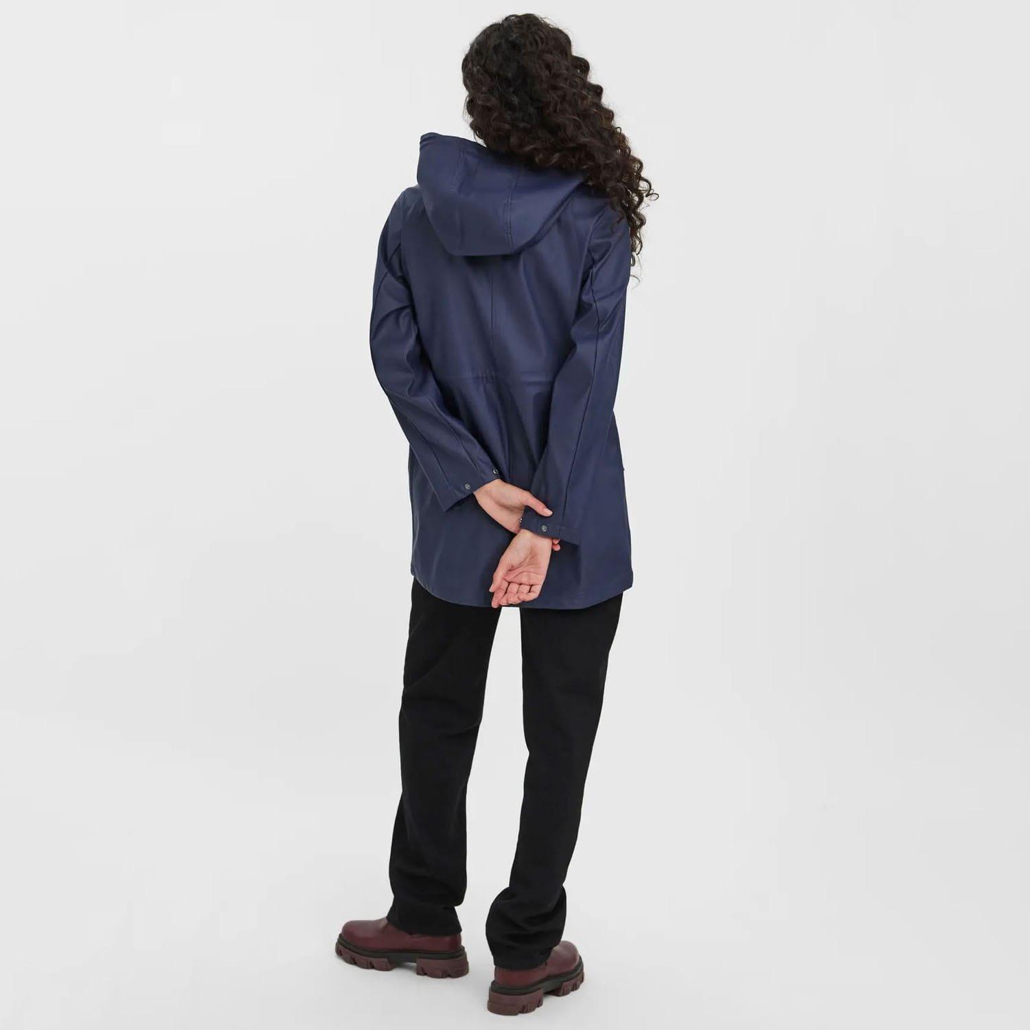Navy - Vero Moda - Malou Raincoat - 4