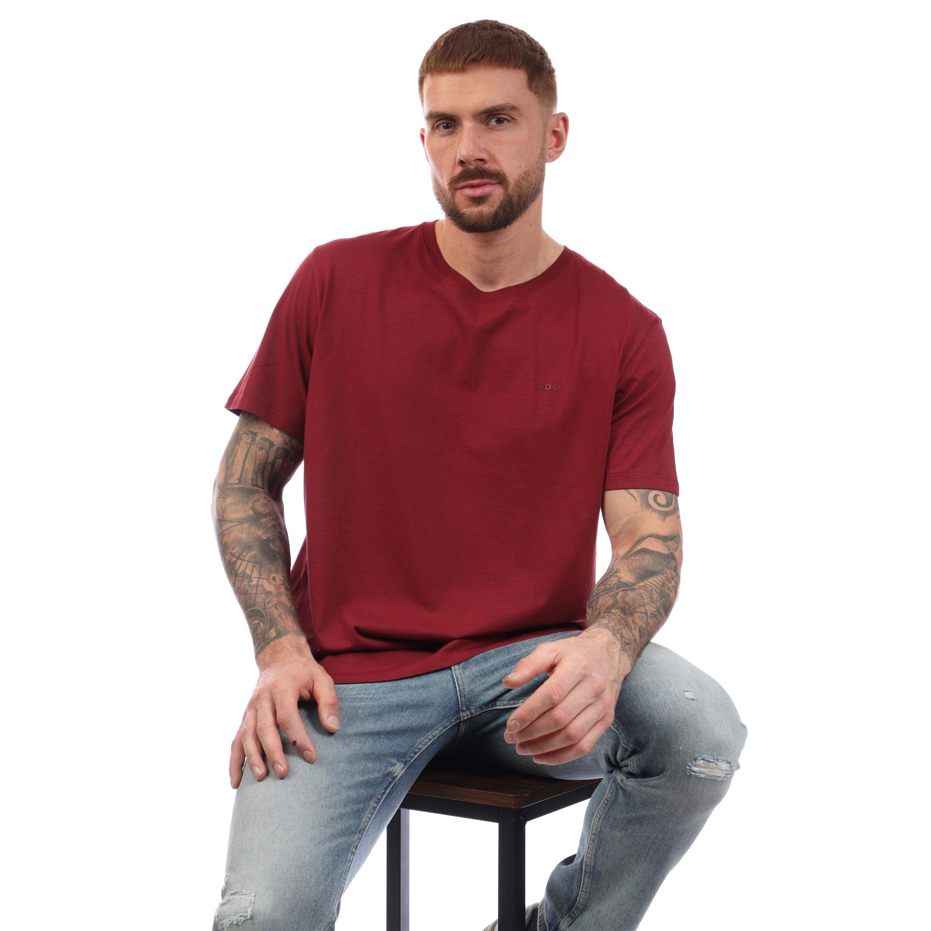 Red - Boss - Tessler 33 T-Shirt - 4