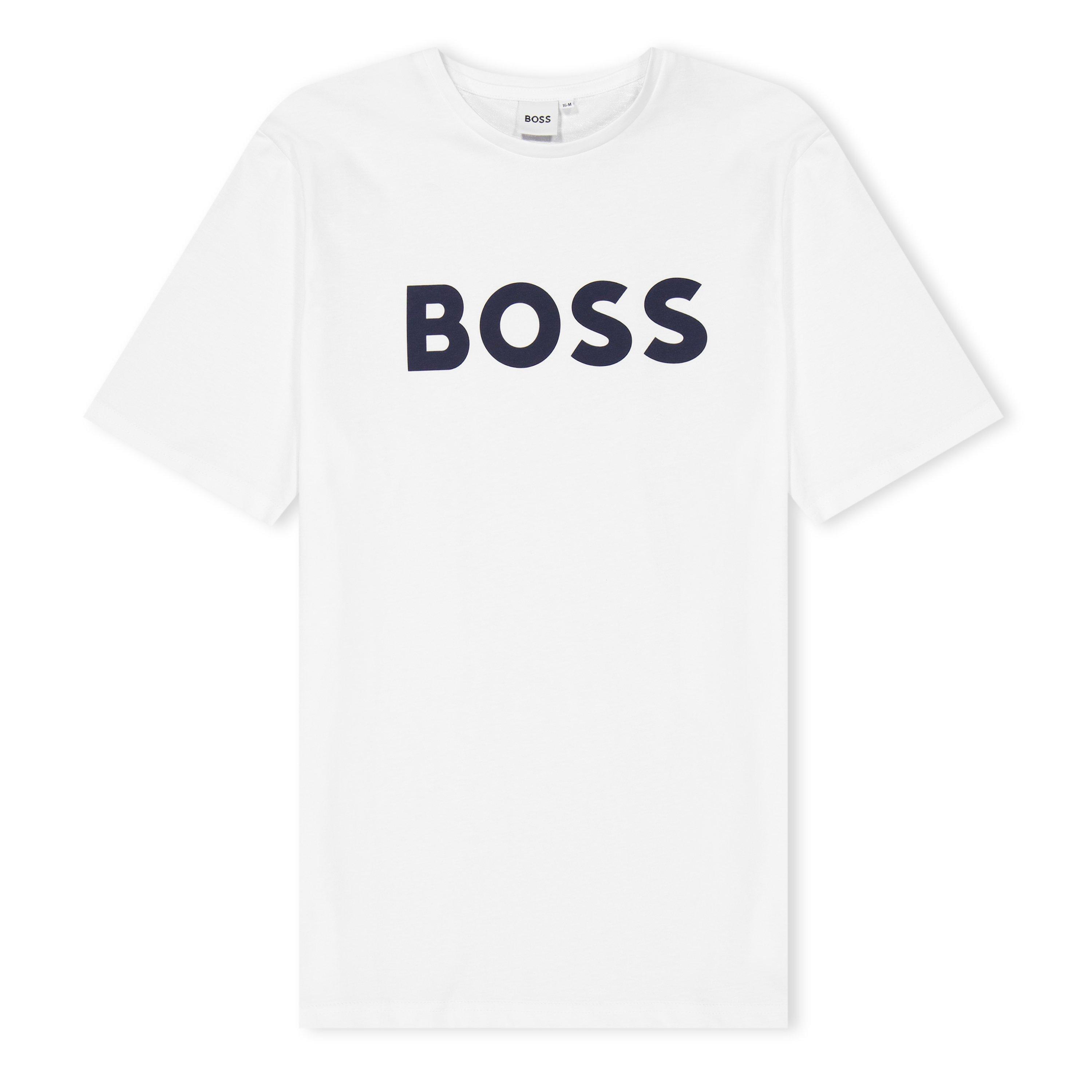 Wit 09 - Boss - Kids Large Logo T-shirt, Bold Print - 1
