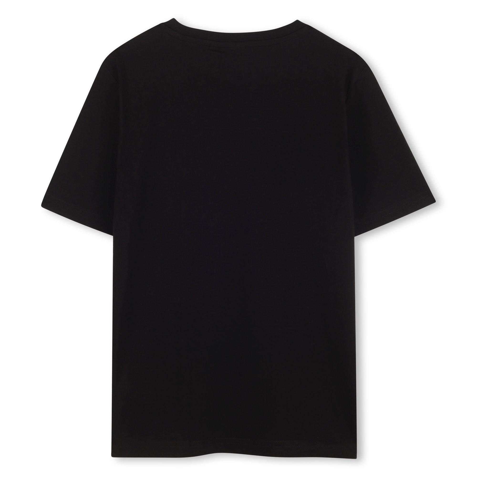 Black 09 - Boss - Kids Large Logo T-shirt, Bold Print - 2