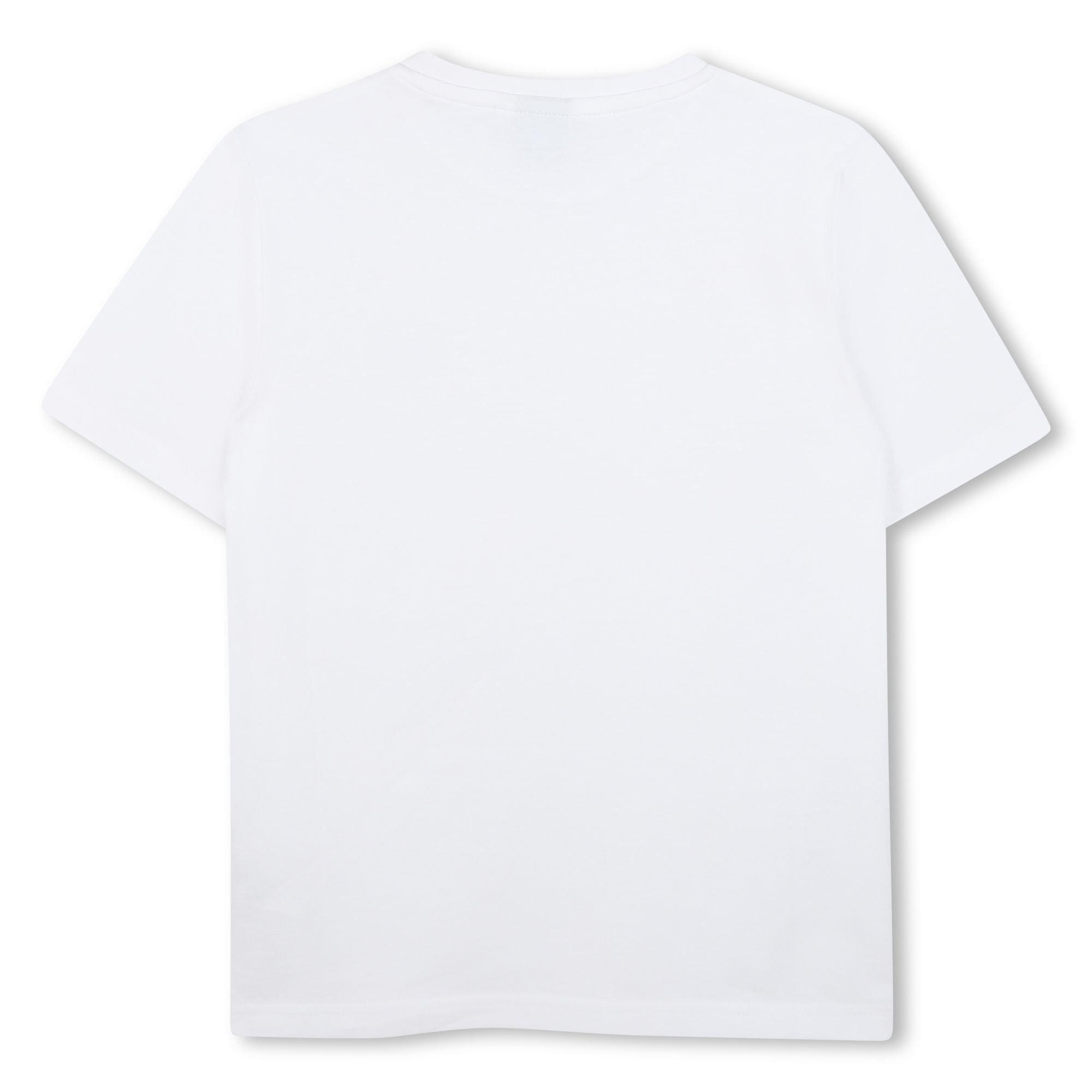 White 10P - Boss - Kids Small Logo T-shirt, Subtle Logo - 2