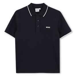 Boss Kids Small Logo Polo Shirt, Logo Detail