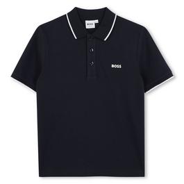 Boss WAFFLE TEXTURE SS-PIQUE DOVE BLUE S