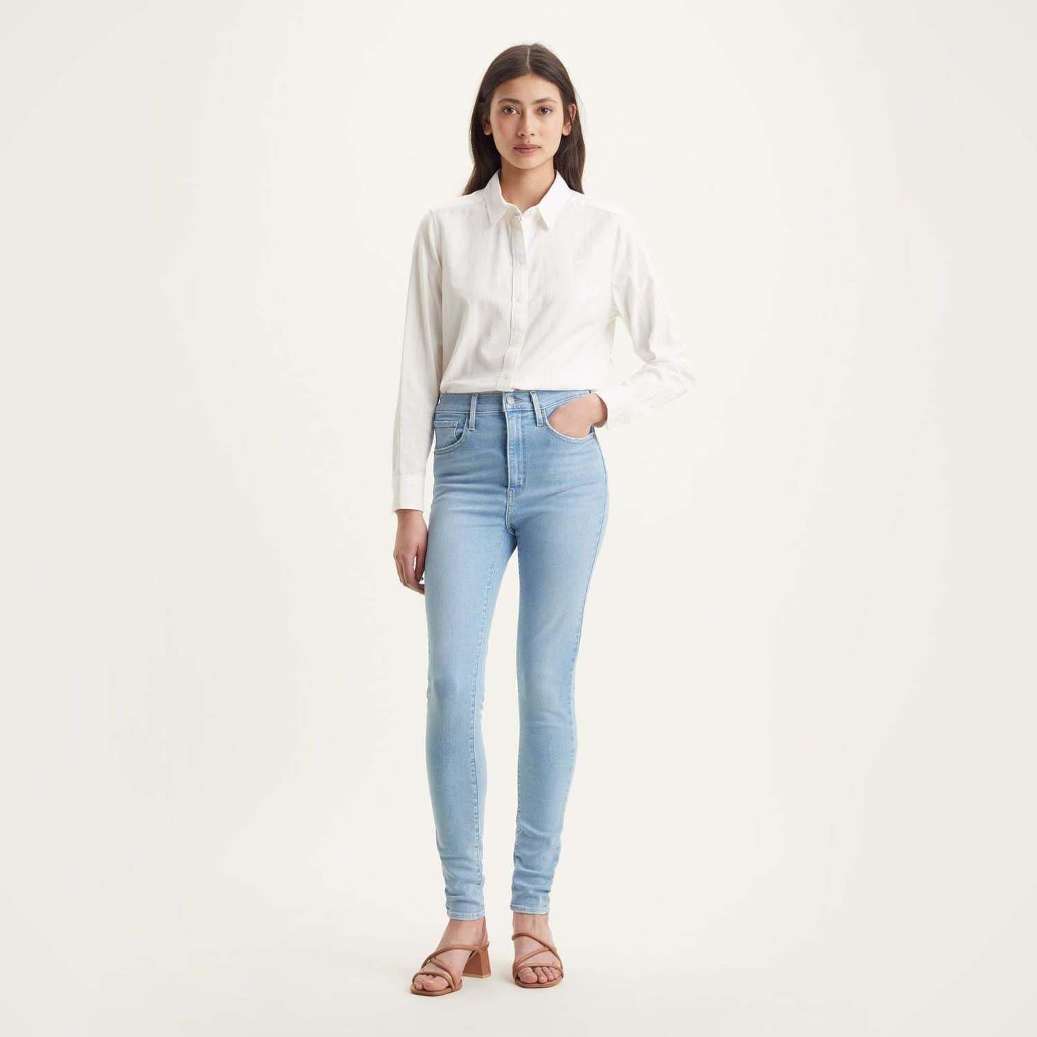 Blue - Levis - Mile High Super Skinny Jeans - 1