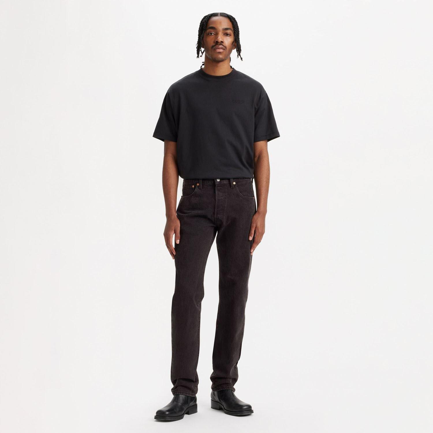 Black - Levis - 501 Driverway 93 Straight Jeans - 2