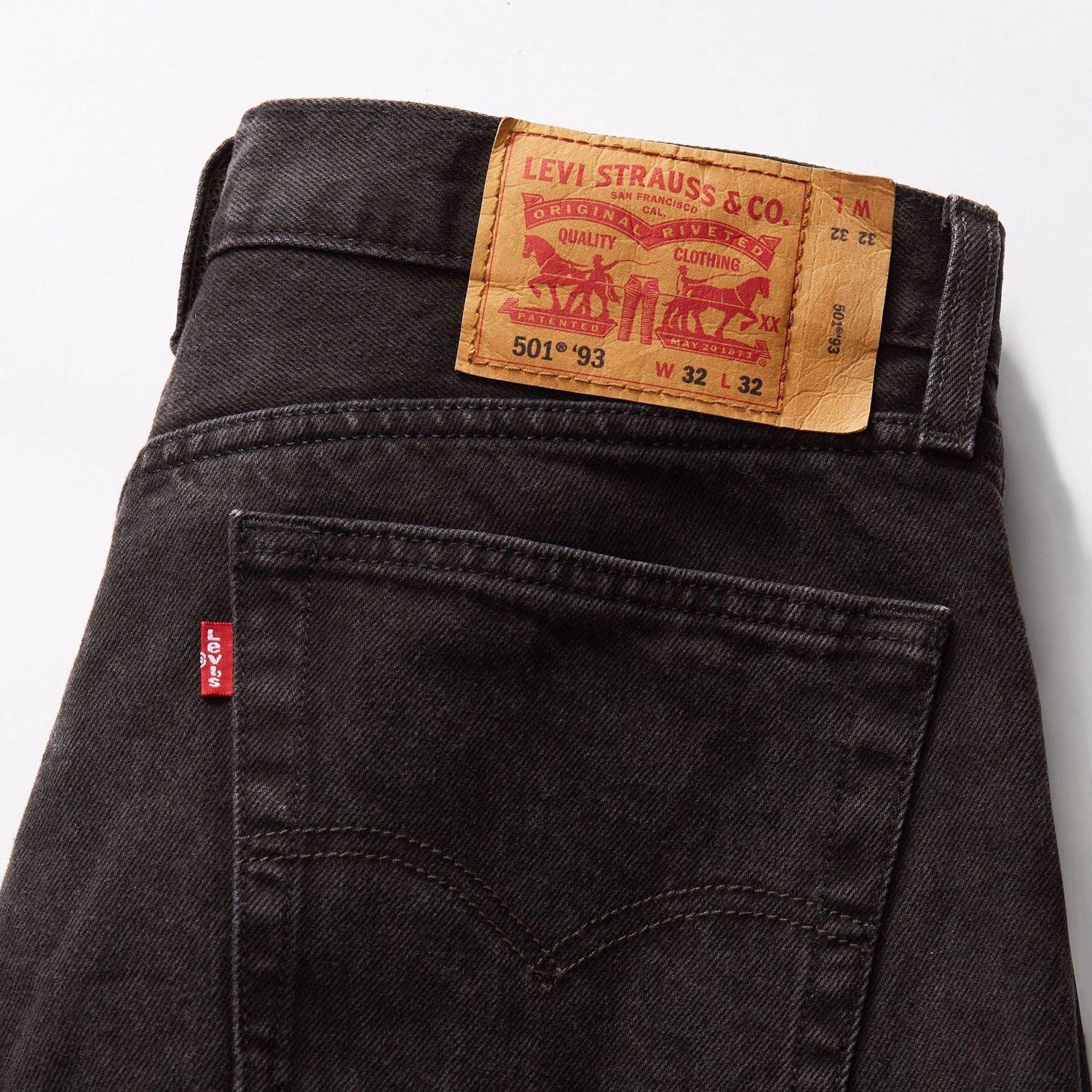 Black - Levis - 501 Driverway 93 Straight Jeans - 4