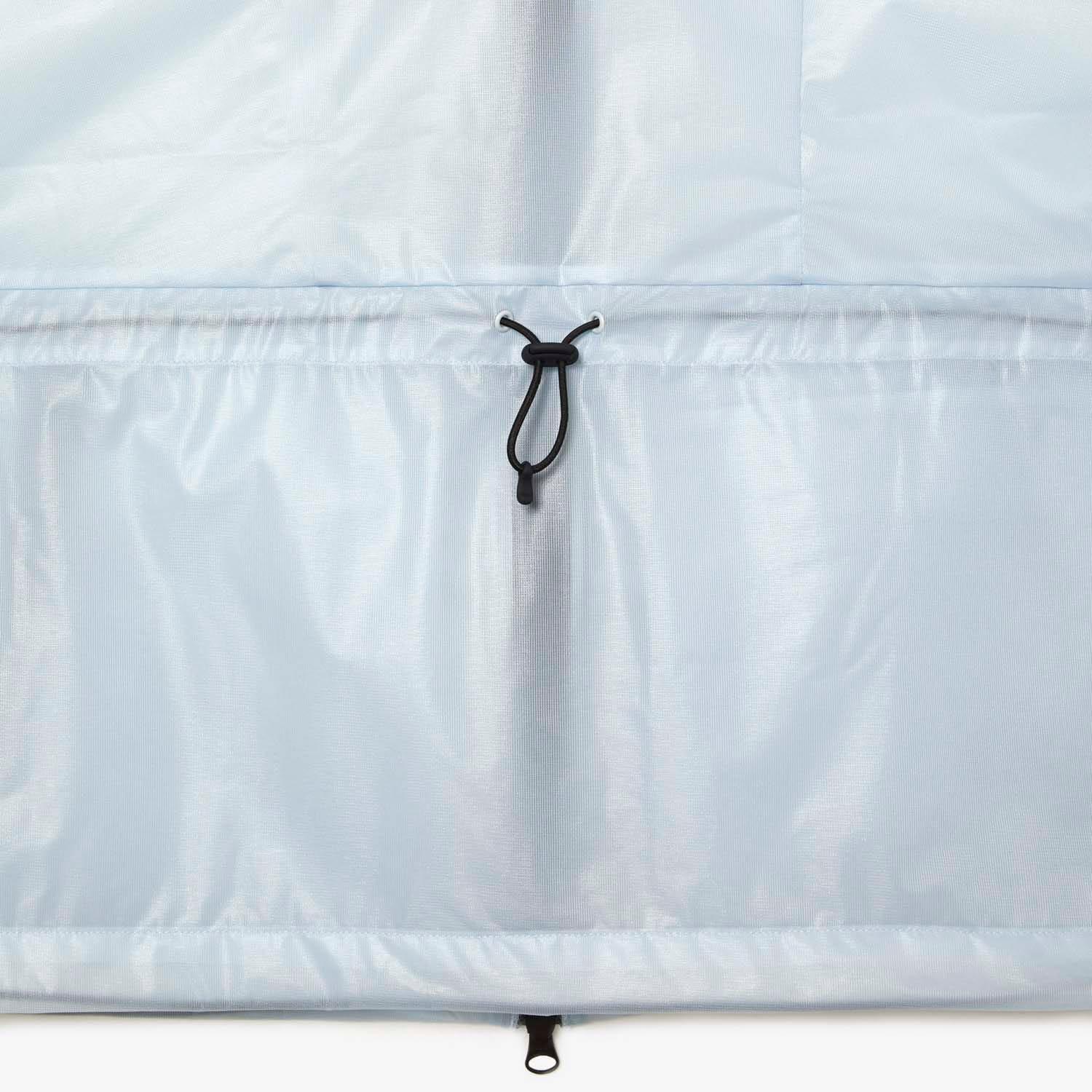 Blue - Lacoste - Transparent Windbreaker Jacket - 4