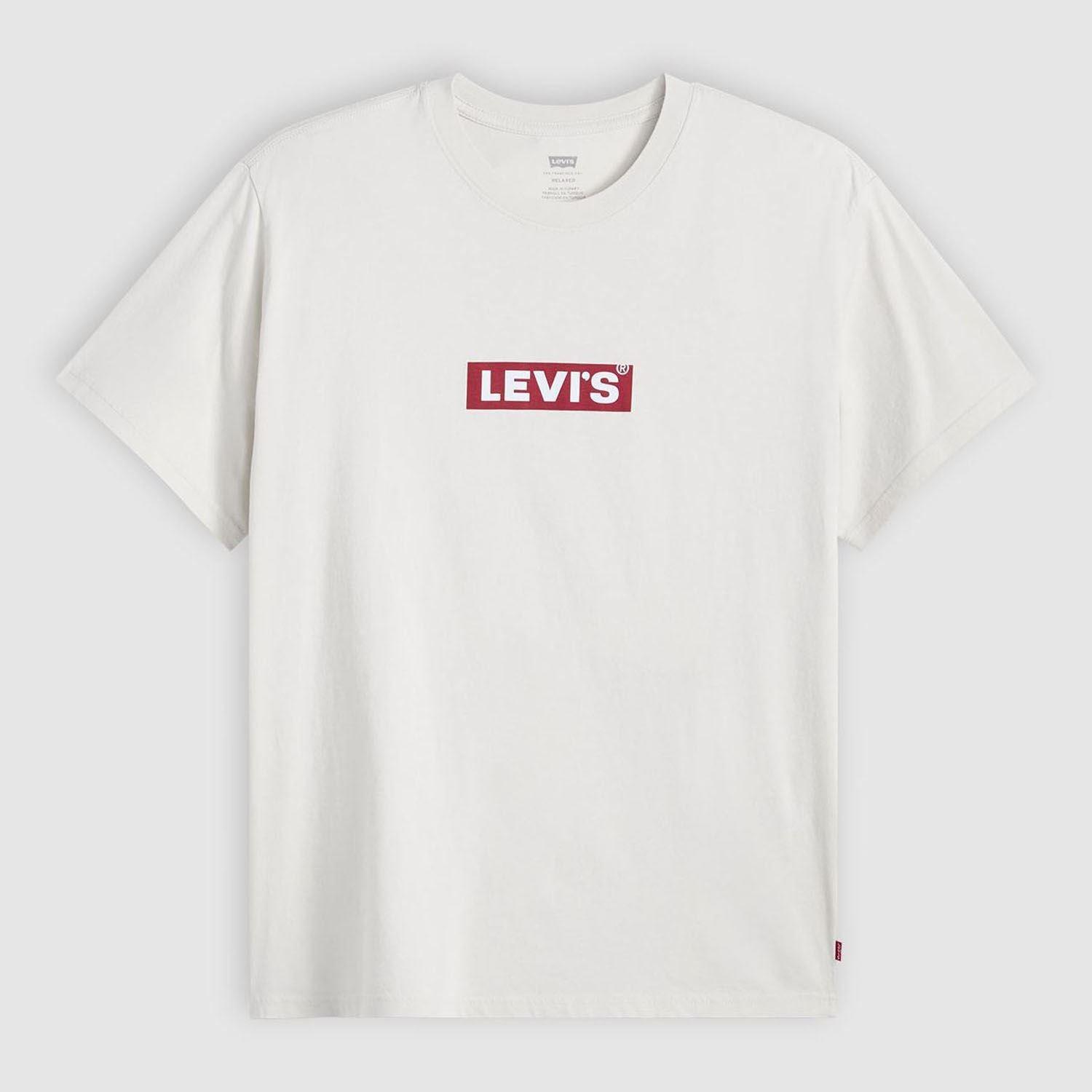 White - Levis - Relaxed Boxtab T-Shirt - 1