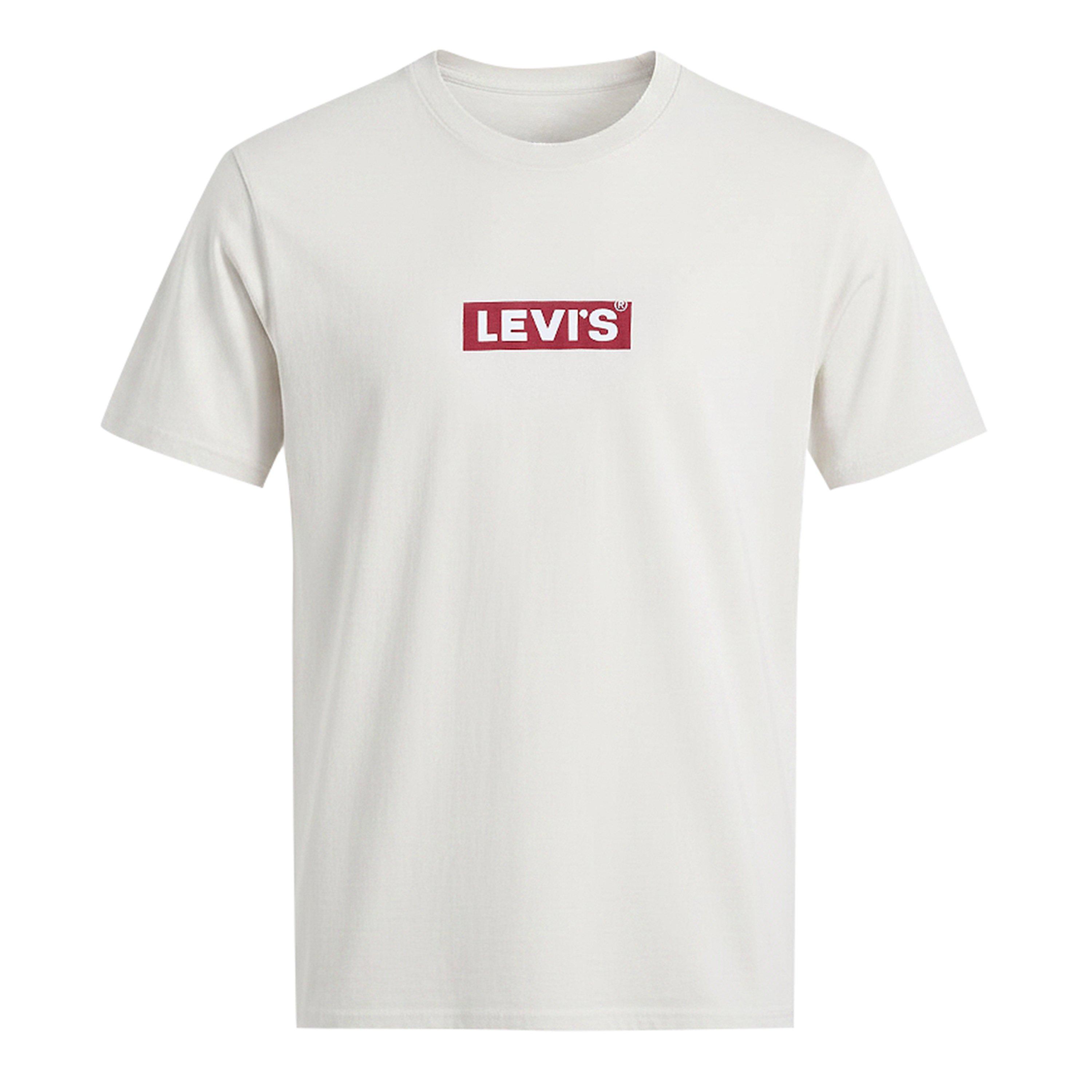 White - Levis - Relaxed Boxtab T-Shirt - 1