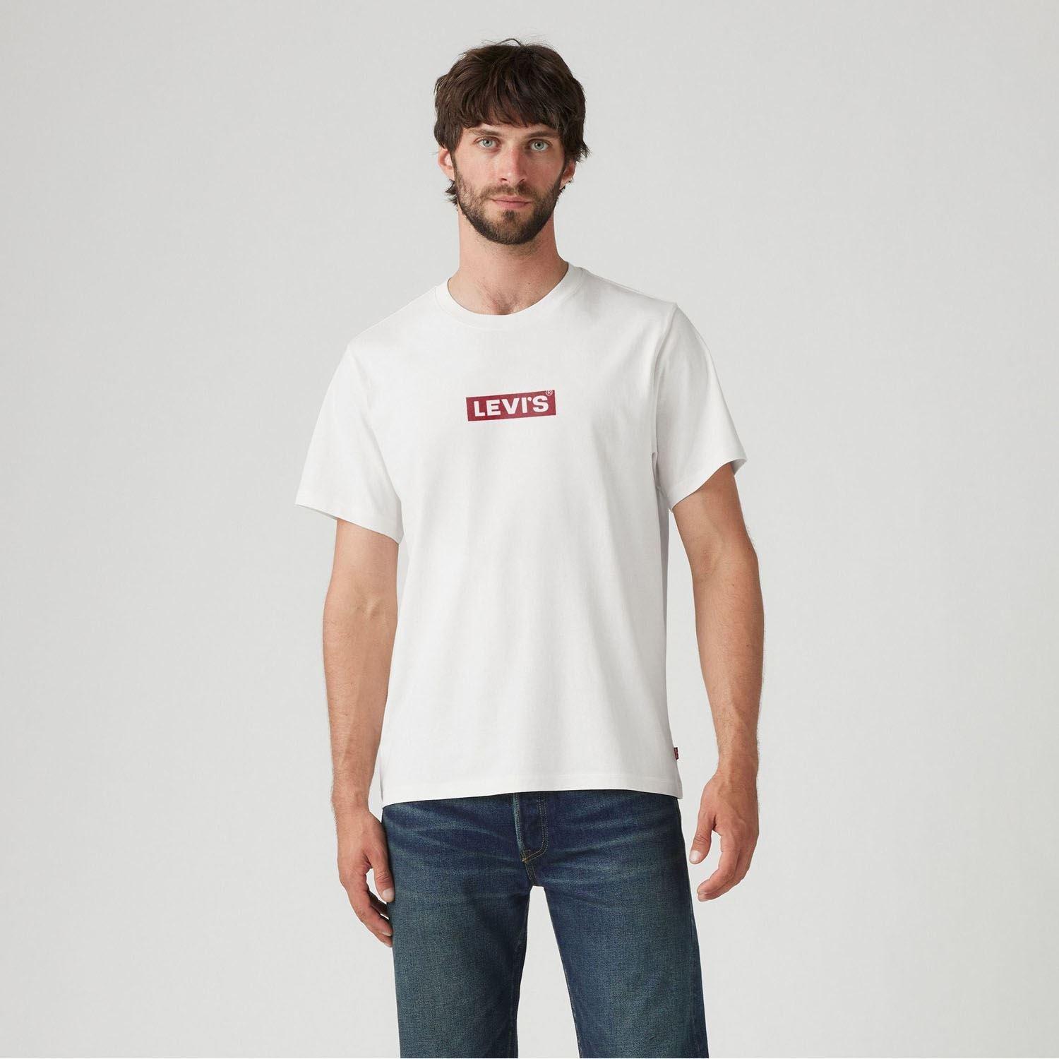 White - Levis - Relaxed Boxtab T-Shirt - 2