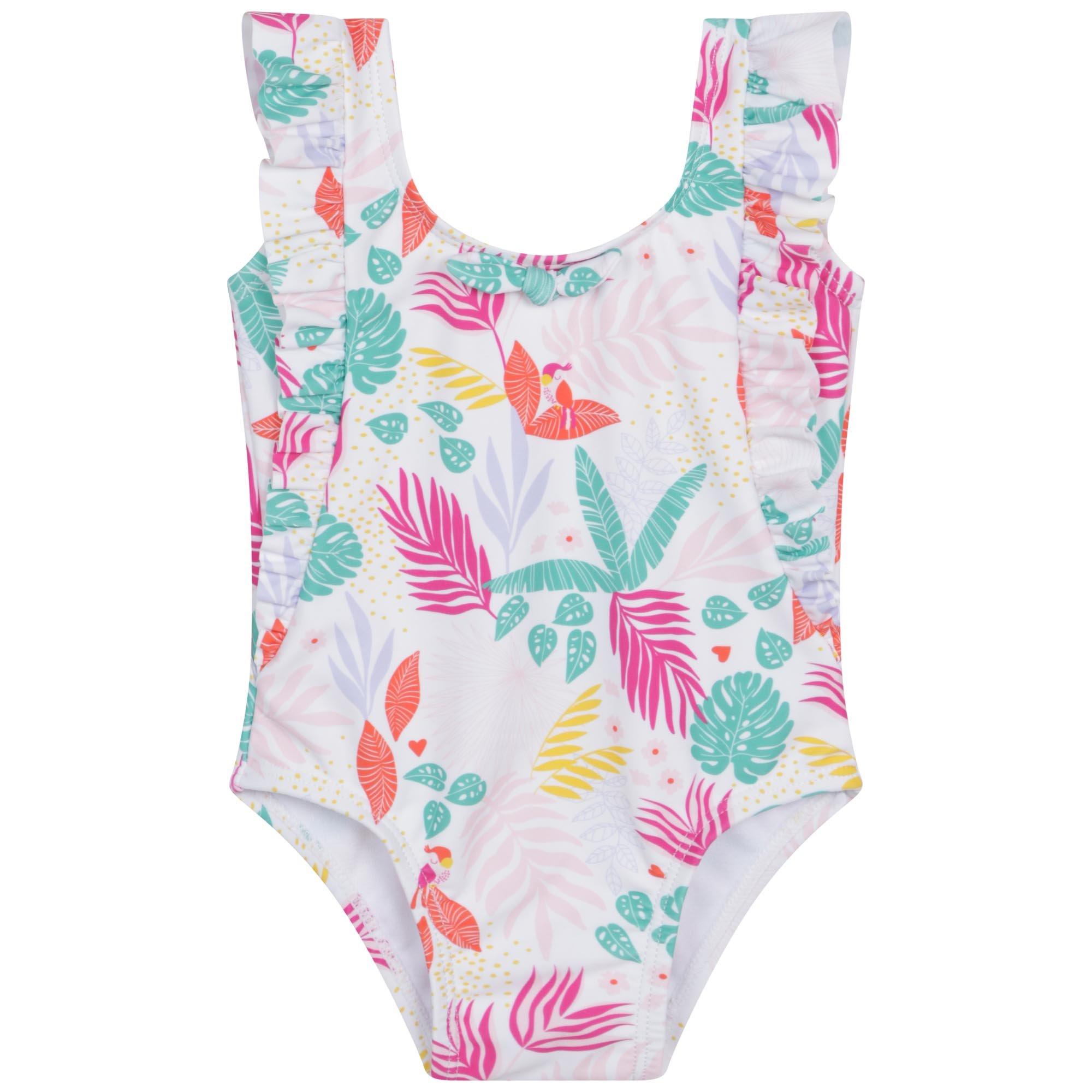 White 10P - Carrement Beau - Kids' One Piece Swimsuit - 1