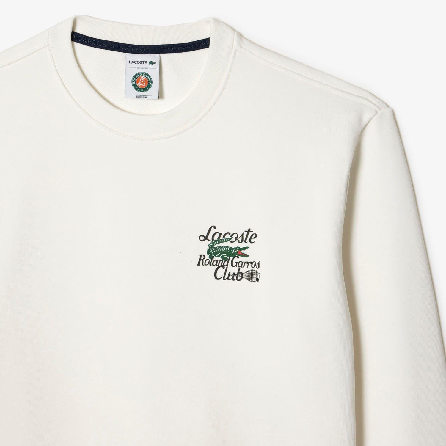 Cream - Lacoste - Roland Garros Edition Organic Cotton Sweatshirt - 5