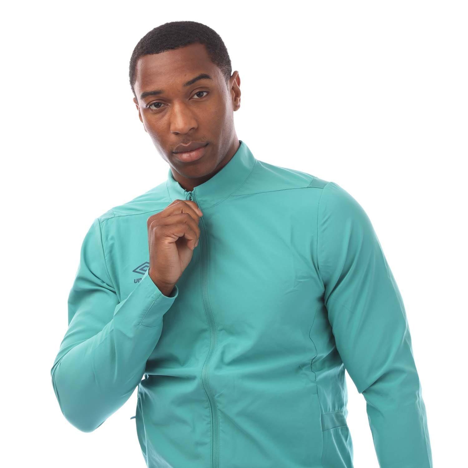 Teal - Umbro - Premier Presentation Jacket - 3