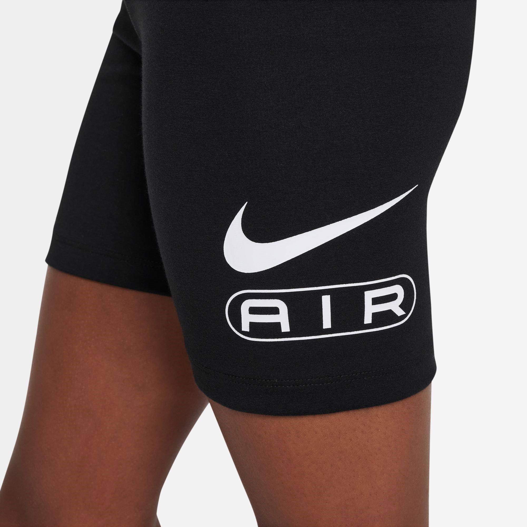Preto/Branco - Nike - Air Big Kids' (Girls') Biker Shorts - 4