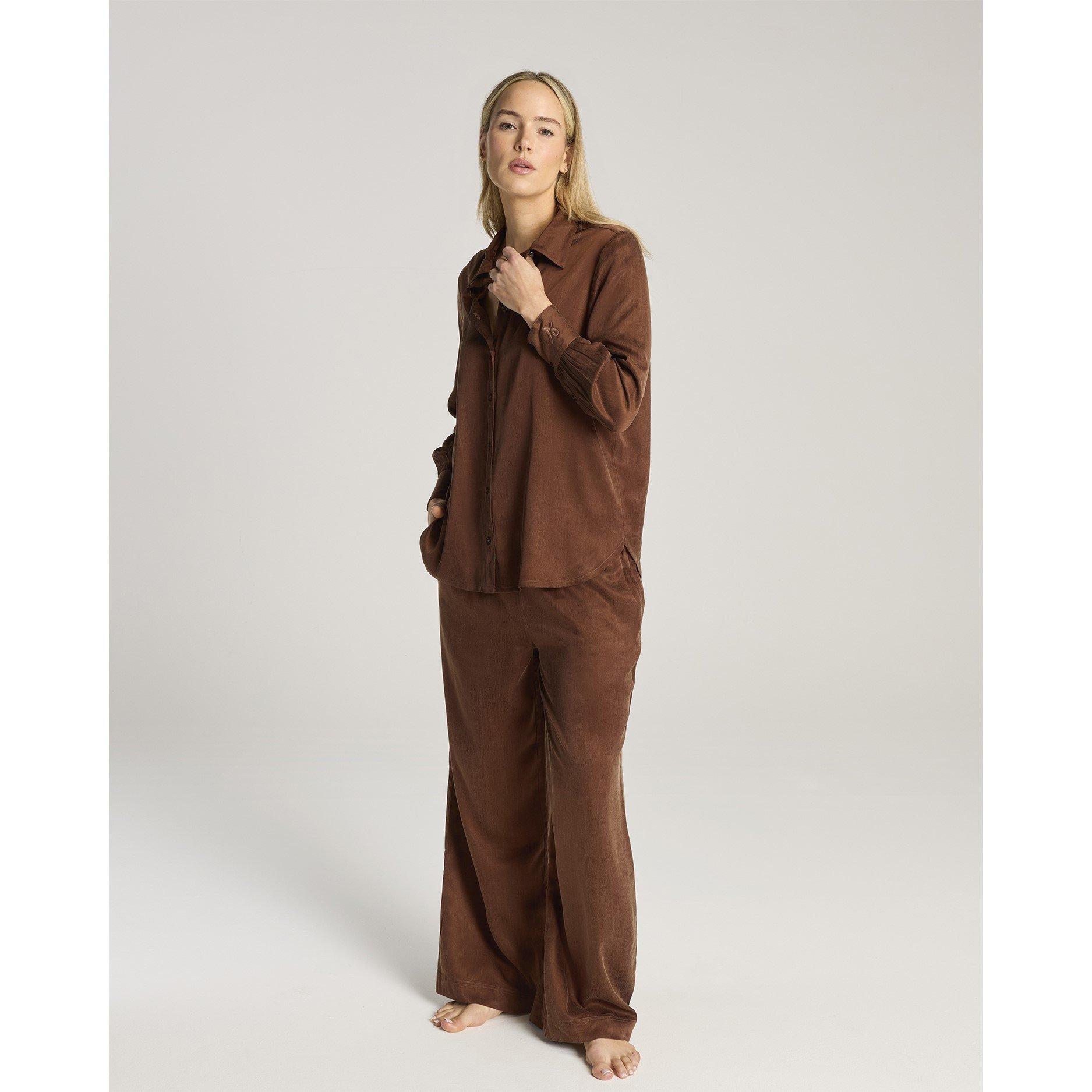 Cocoa - Nudea - Eco-Luxe Midi Shirt - Cocoa - 3