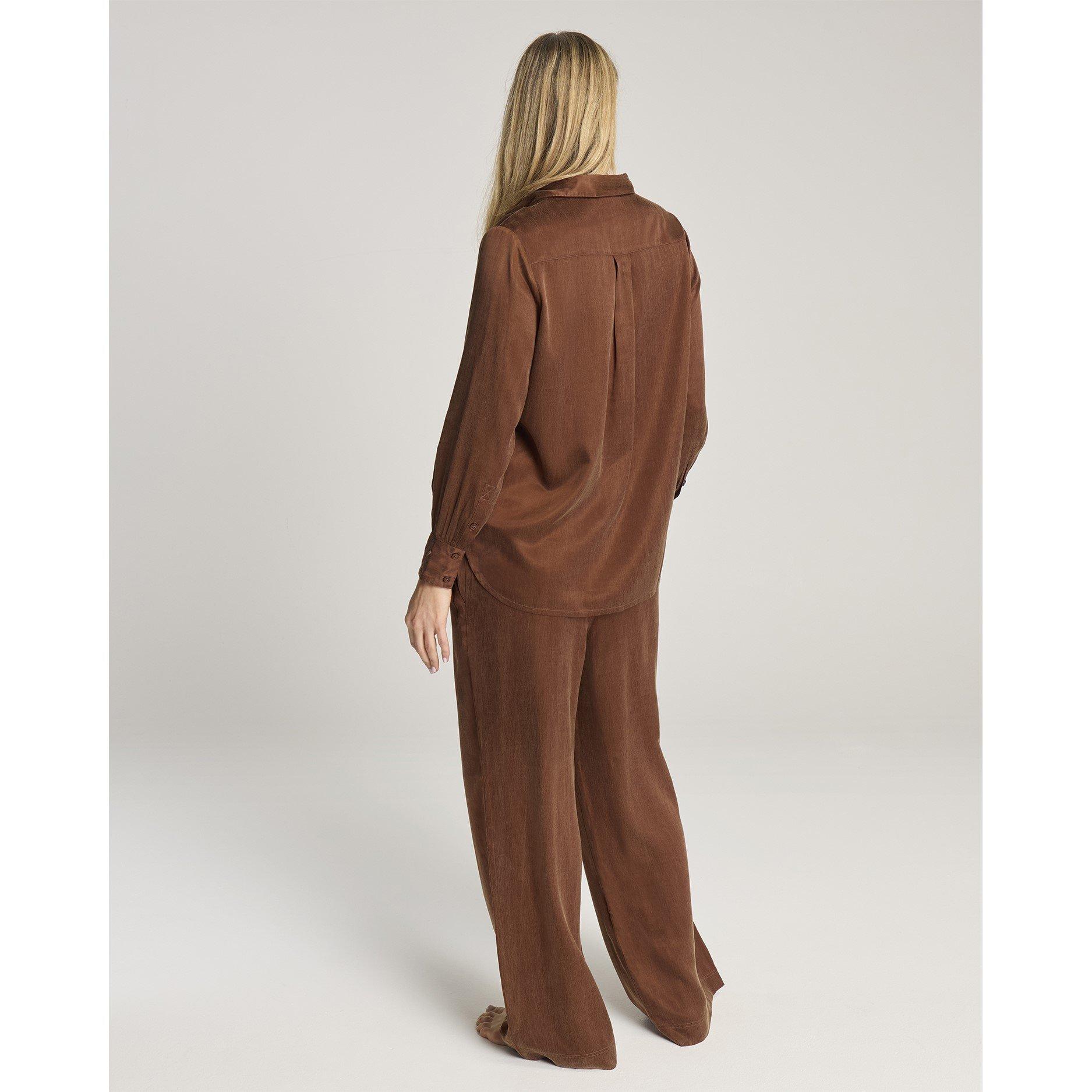 Cocoa - Nudea - Eco-Luxe Midi Shirt - Cocoa - 4