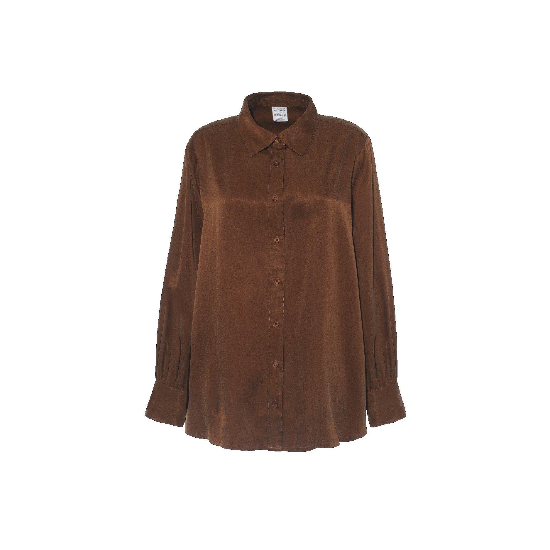 Cocoa - Nudea - Eco-Luxe Midi Shirt - Cocoa - 5