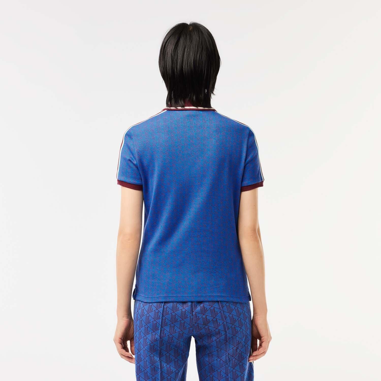 Multi Colour - Lacoste - Slim Fit Monogram Jacquard Polo Shirt - 2