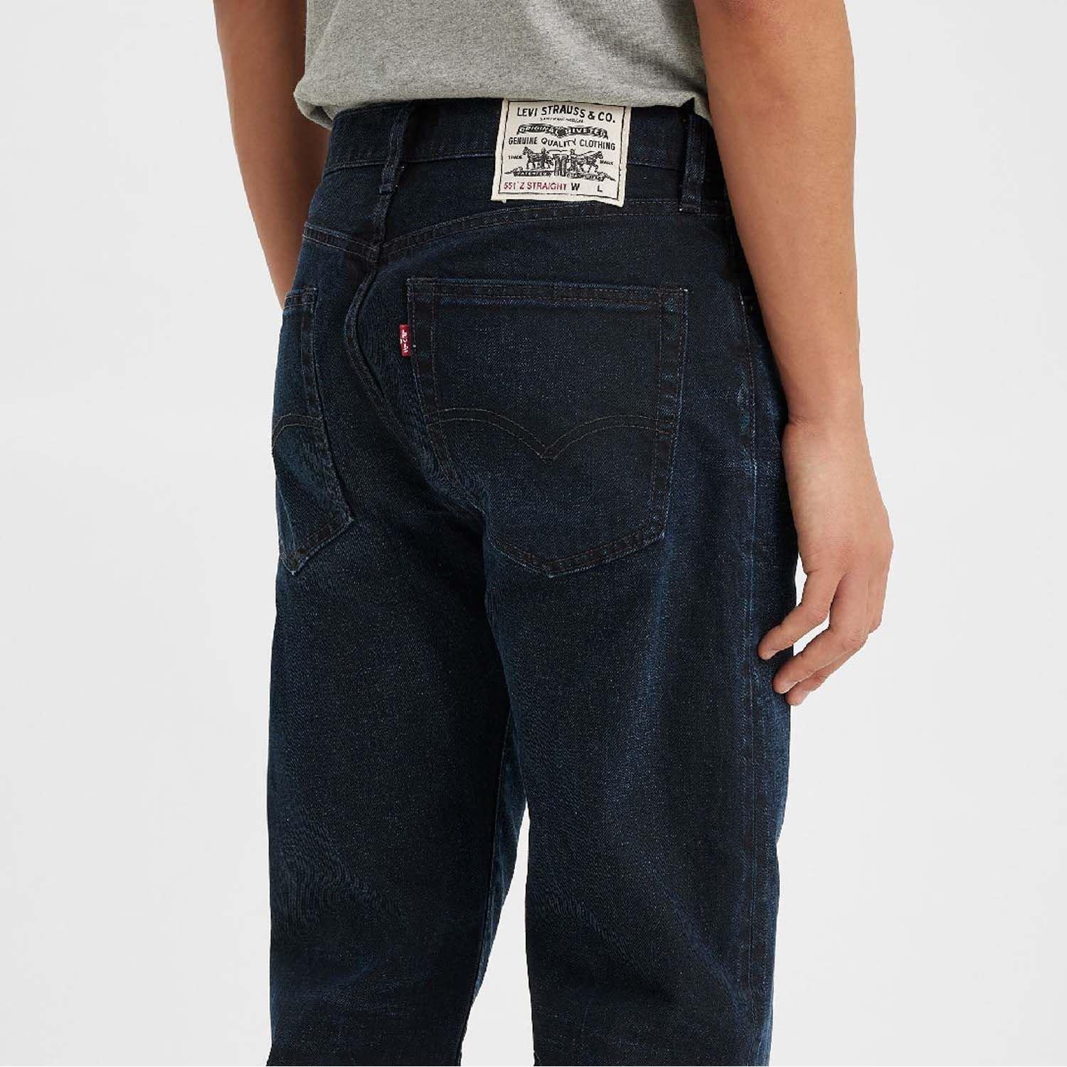 Blue - Levis - 551 Straight-Fit Jeans - 4