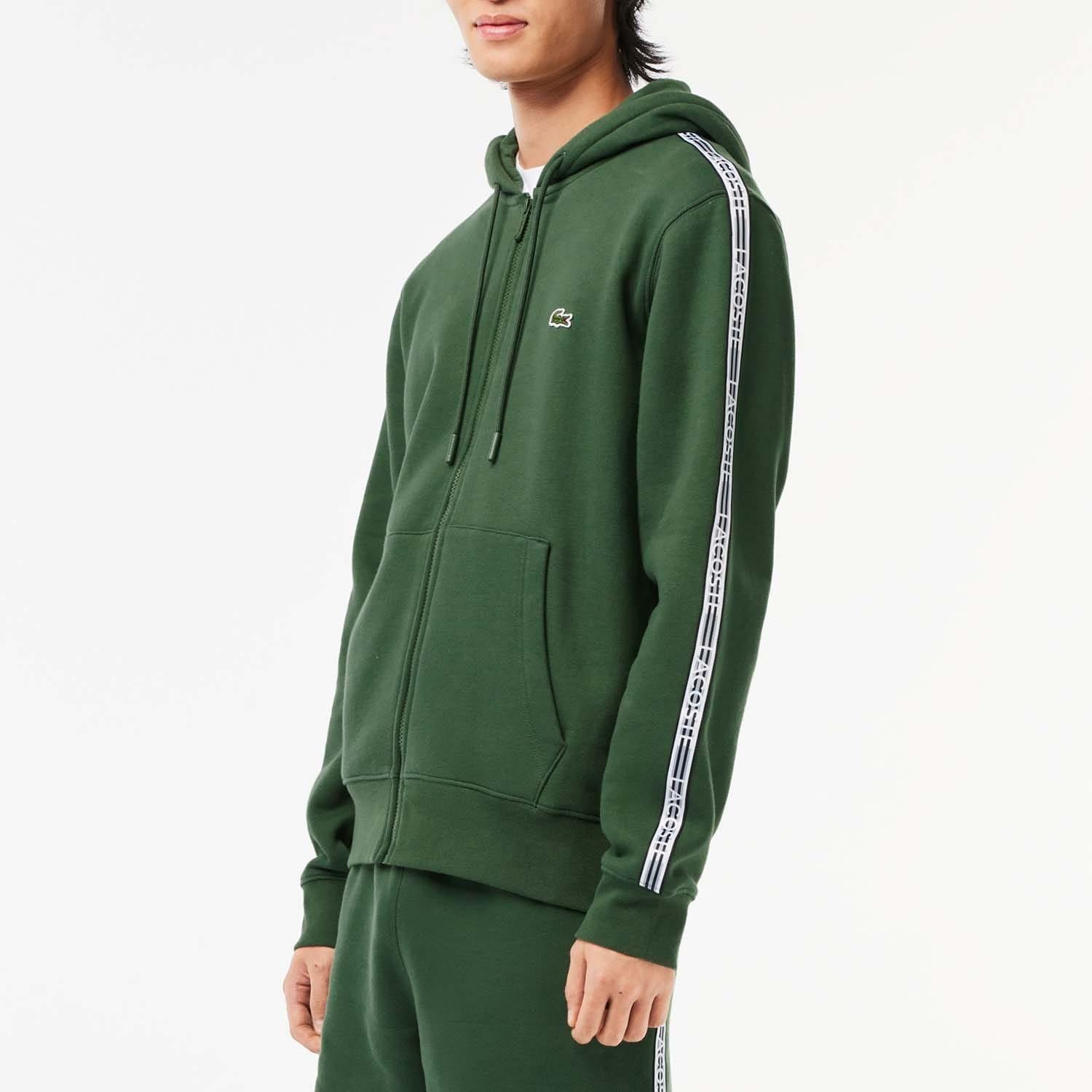 Green - Lacoste - Classic Fit Zipped Jogger Hoodie - 1