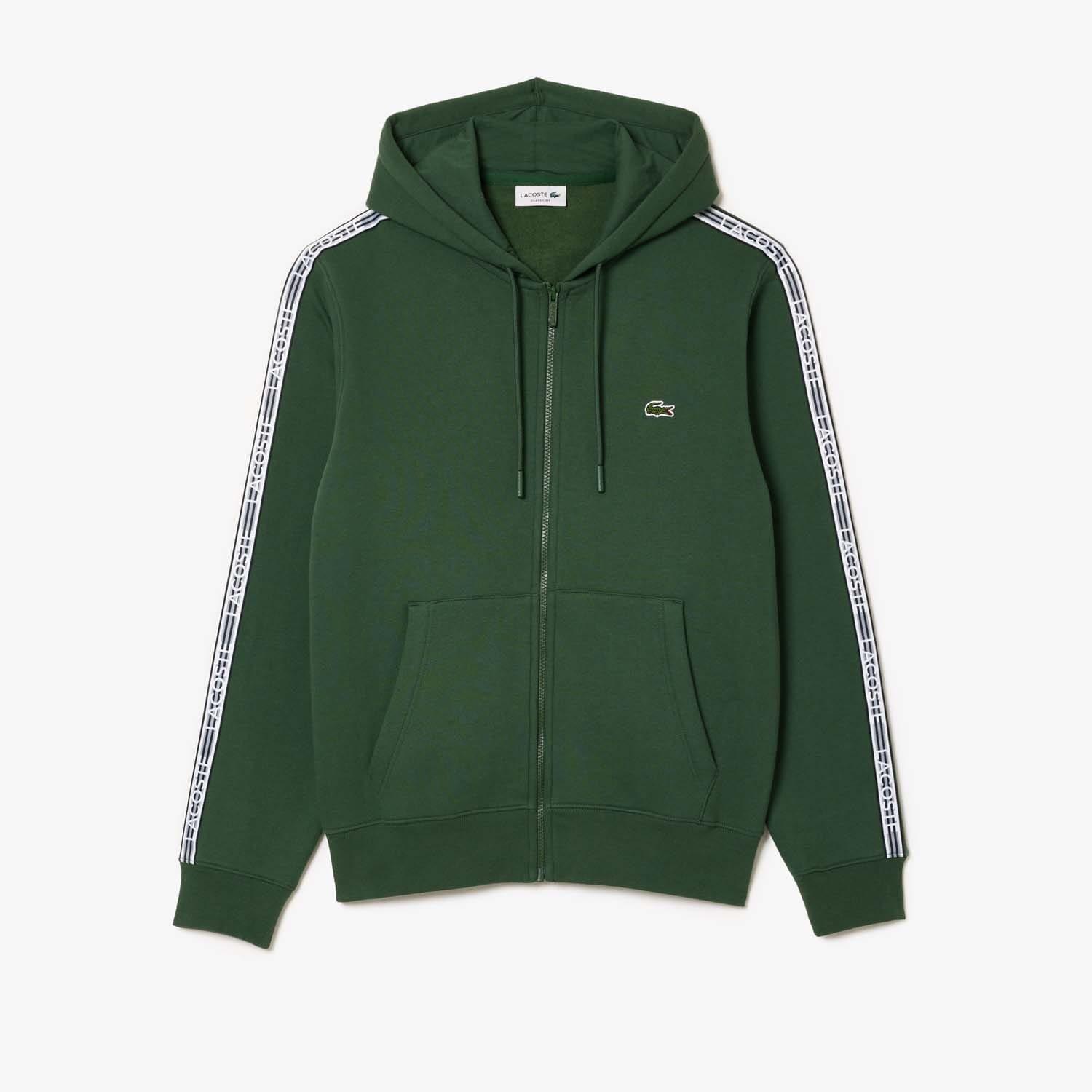 Green - Lacoste - Classic Fit Zipped Jogger Hoodie - 3