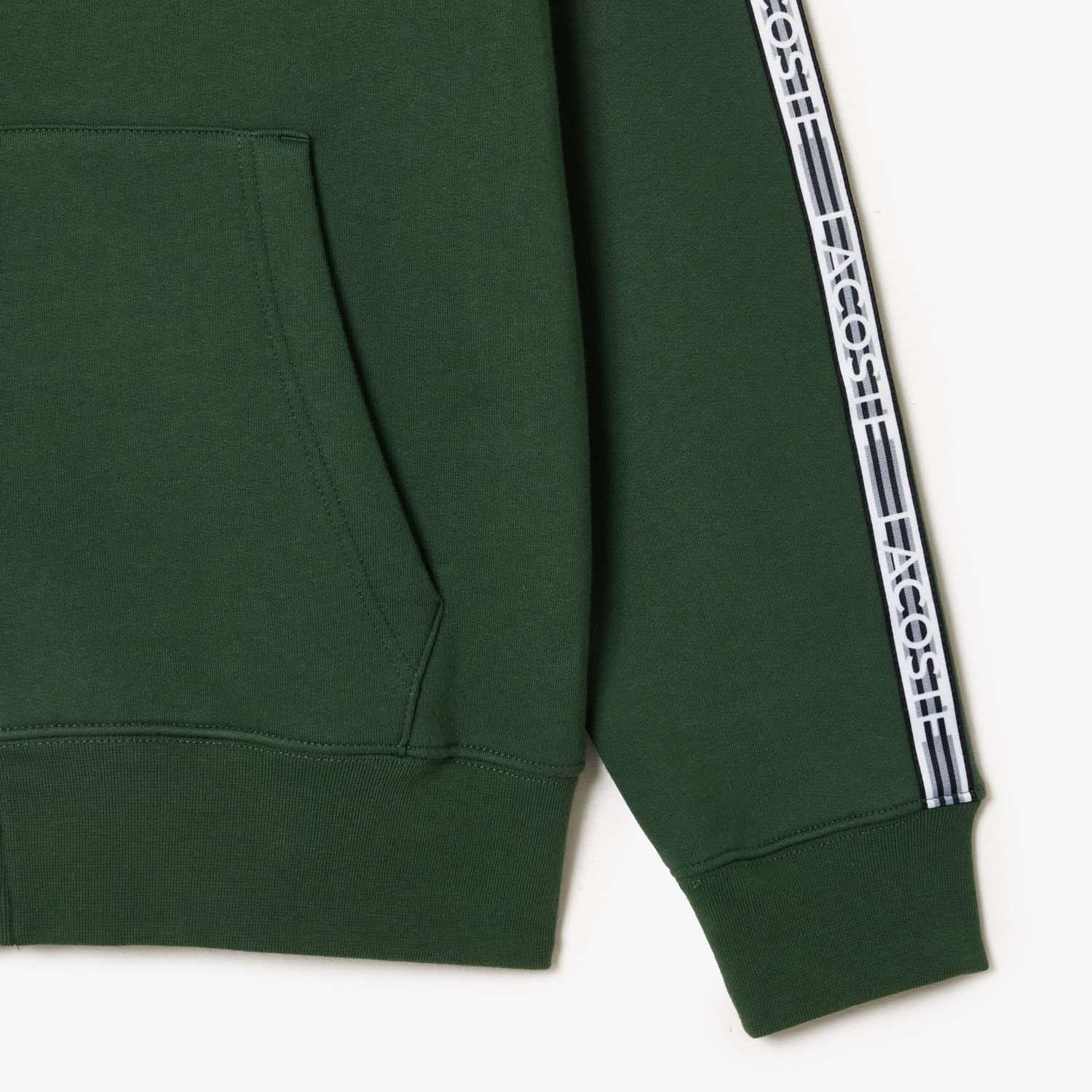 Green - Lacoste - Classic Fit Zipped Jogger Hoodie - 4
