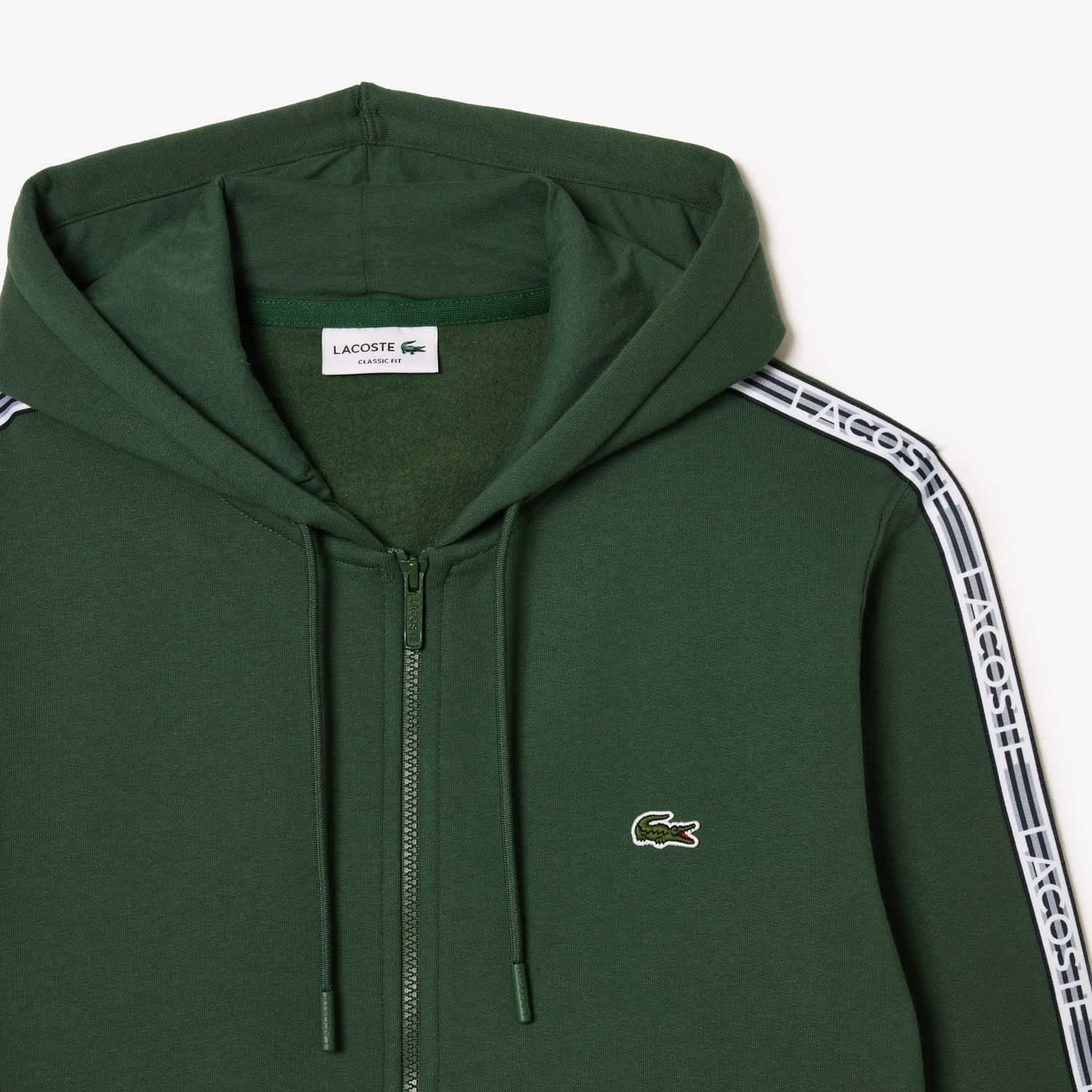 Green - Lacoste - Classic Fit Zipped Jogger Hoodie - 5