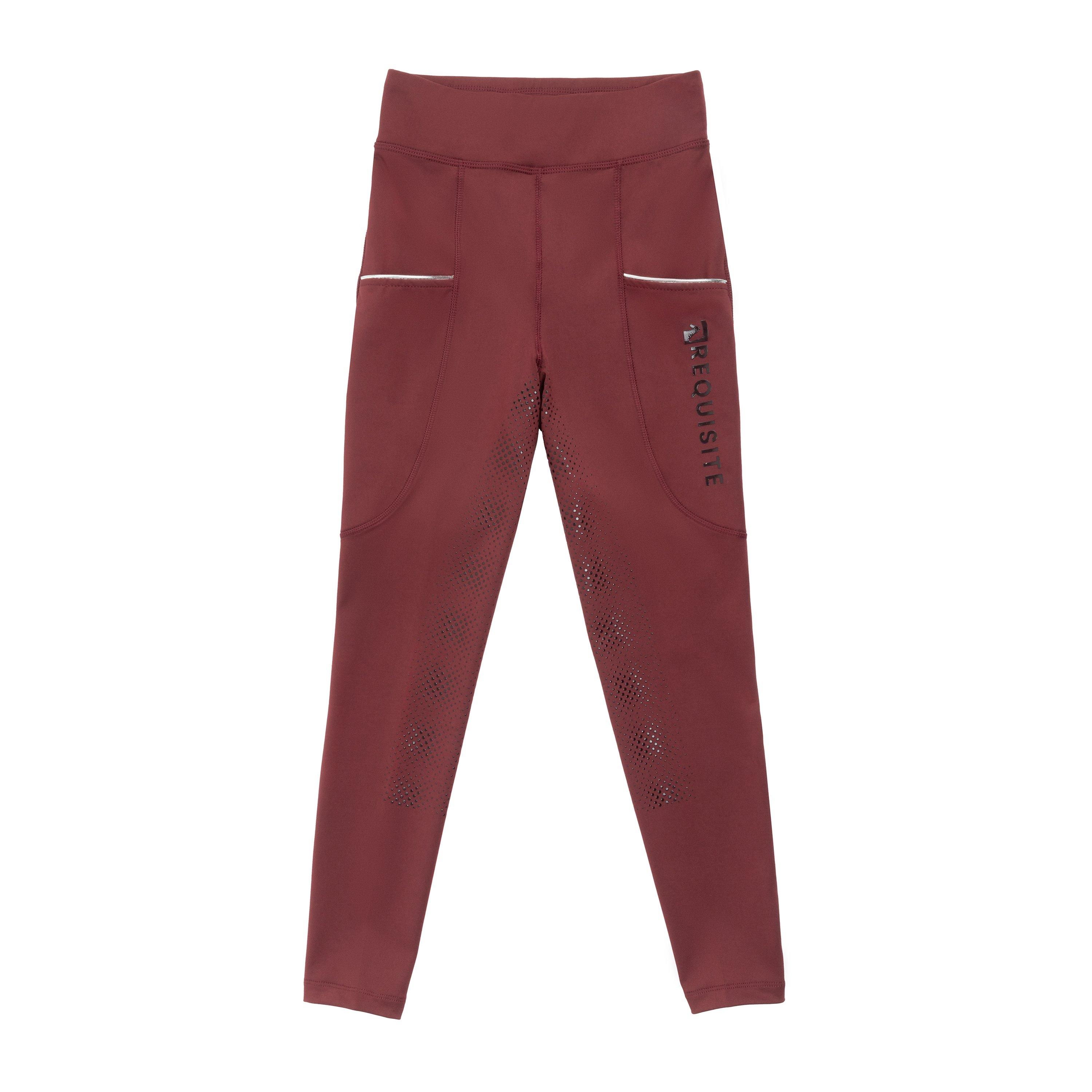 Bourgondië - Requisite - Full Grip Equestrian Tights Juniors - 1