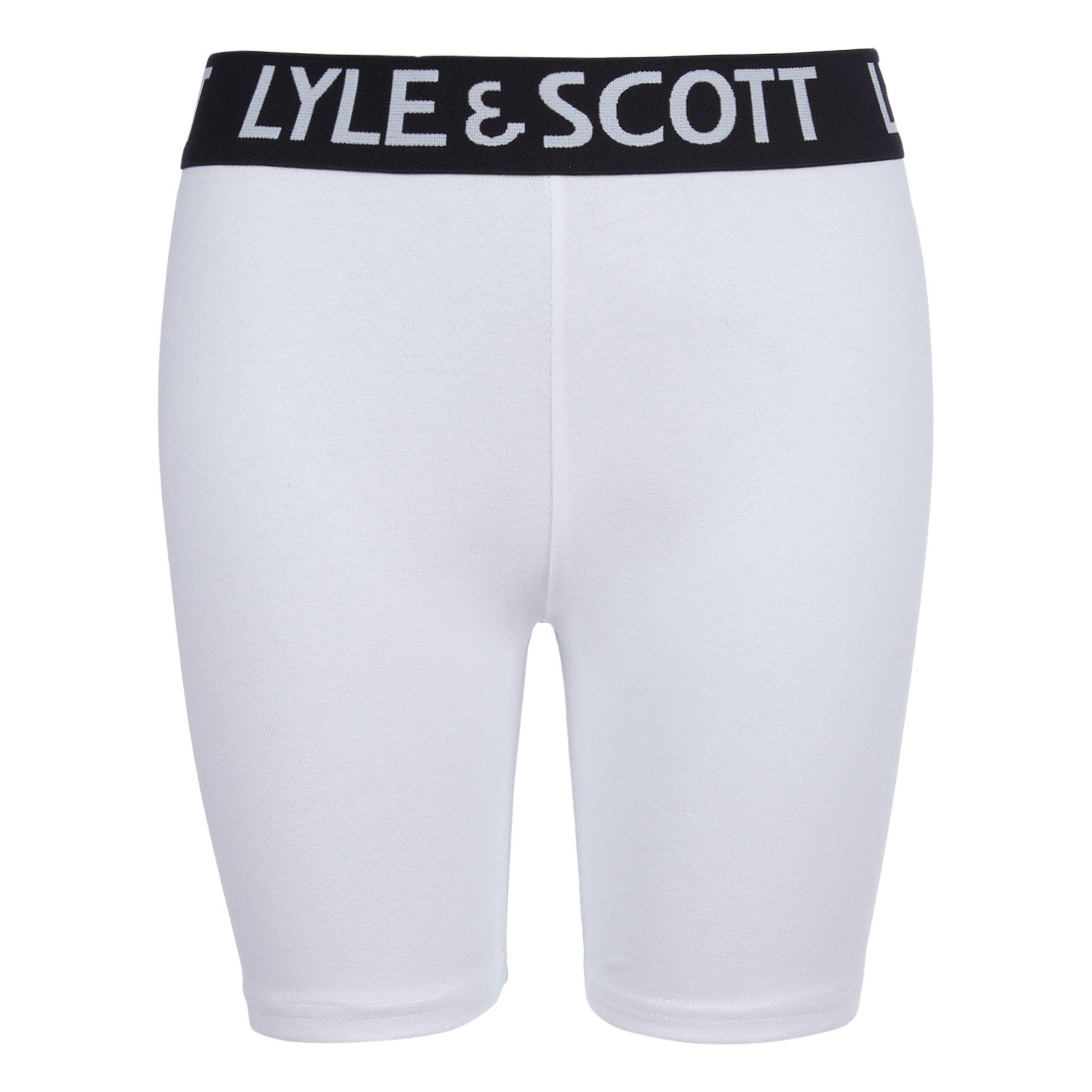 Branco Brilhante - Lyle and Scott - Kids' Cycling Shorts - 1