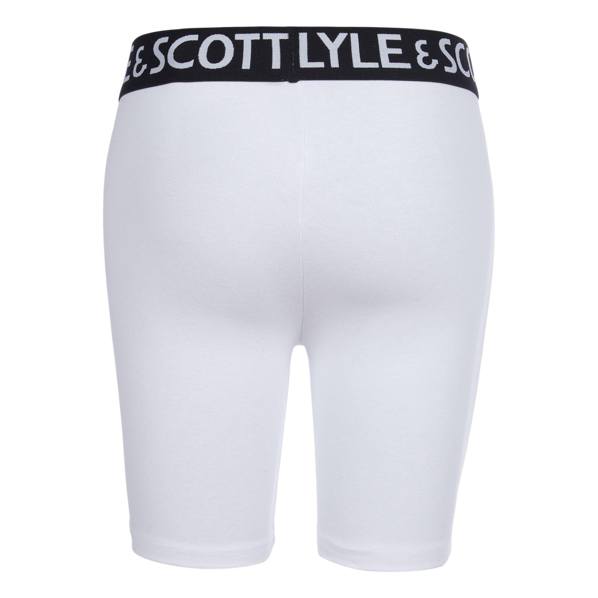 Branco Brilhante - Lyle and Scott - Kids' Cycling Shorts - 2