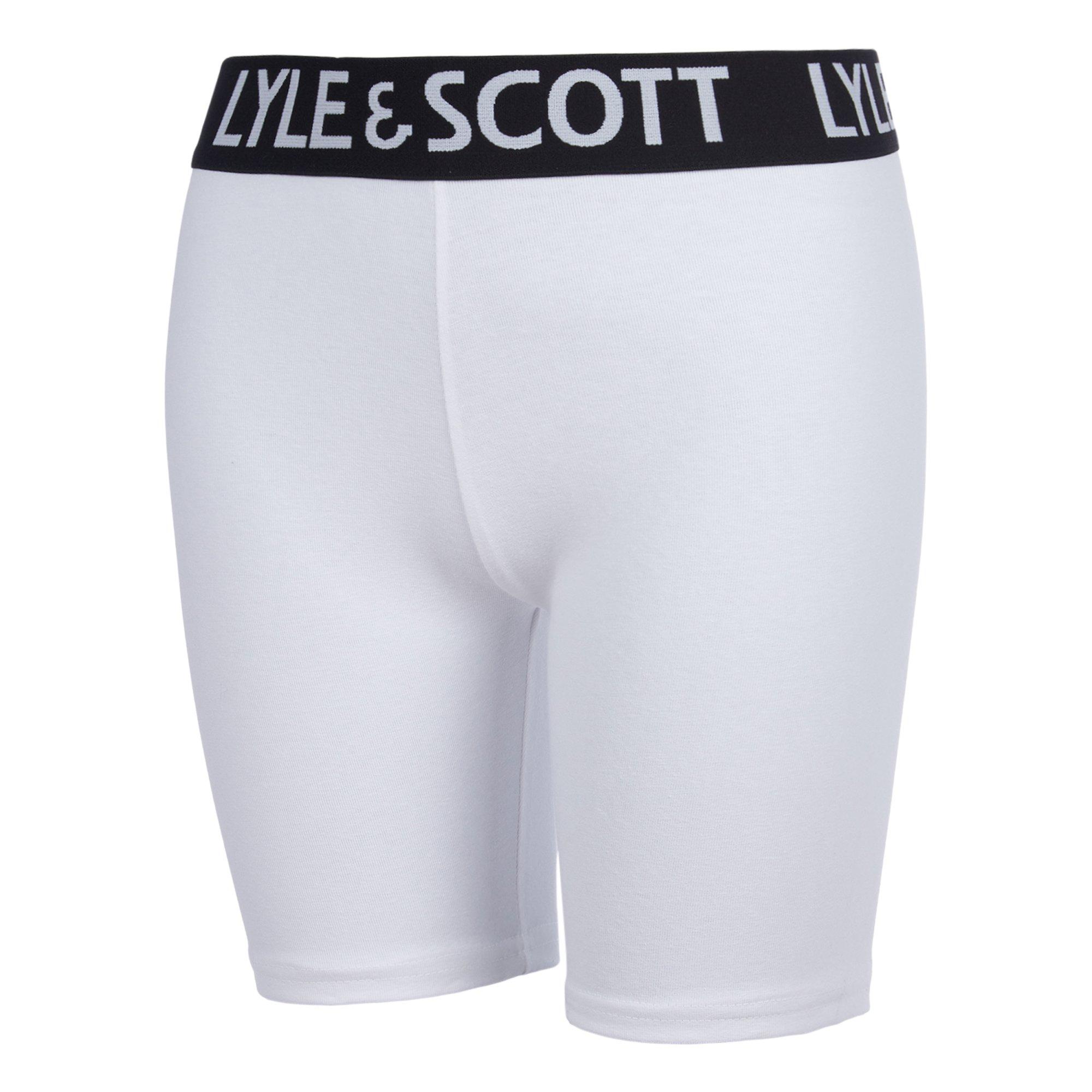 Branco Brilhante - Lyle and Scott - Kids' Cycling Shorts - 3