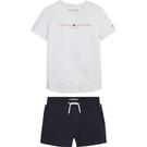 T-shirt Impre Cn - Tommy Hilfiger - Essential T-Shirt and Shorts Set Juniors - 1