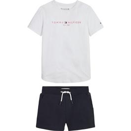Tommy Hilfiger Essential T-Shirt and Shorts Set Juniors