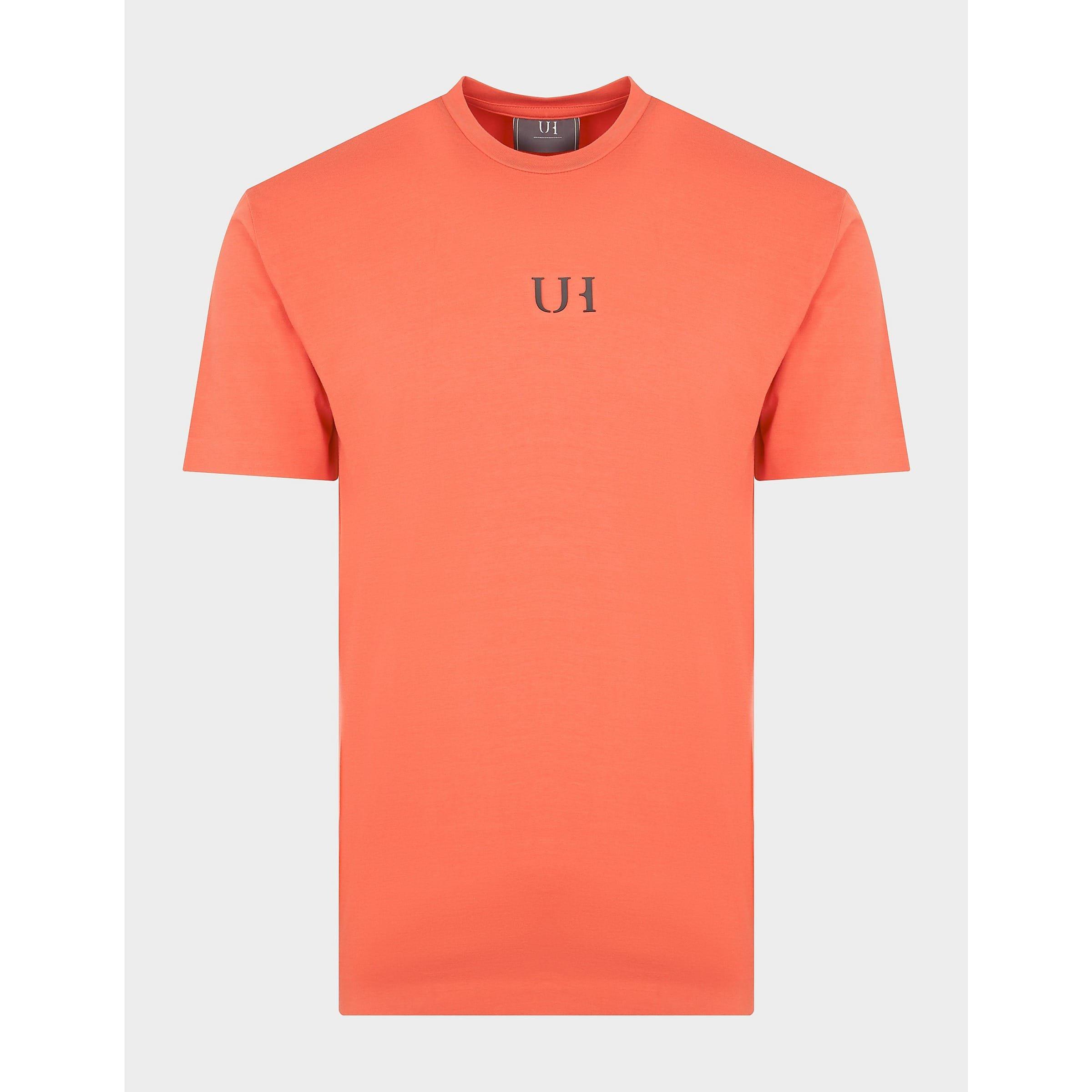 Orange - Unlike Humans - Central Logo T-Shirt - 5