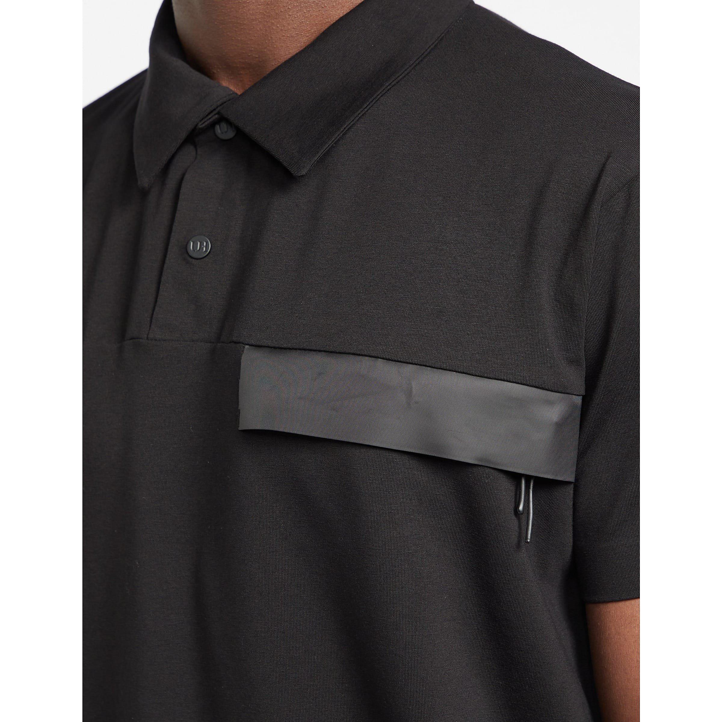 Black - Unlike Humans - Zip Pocket Polo Shirt - 2