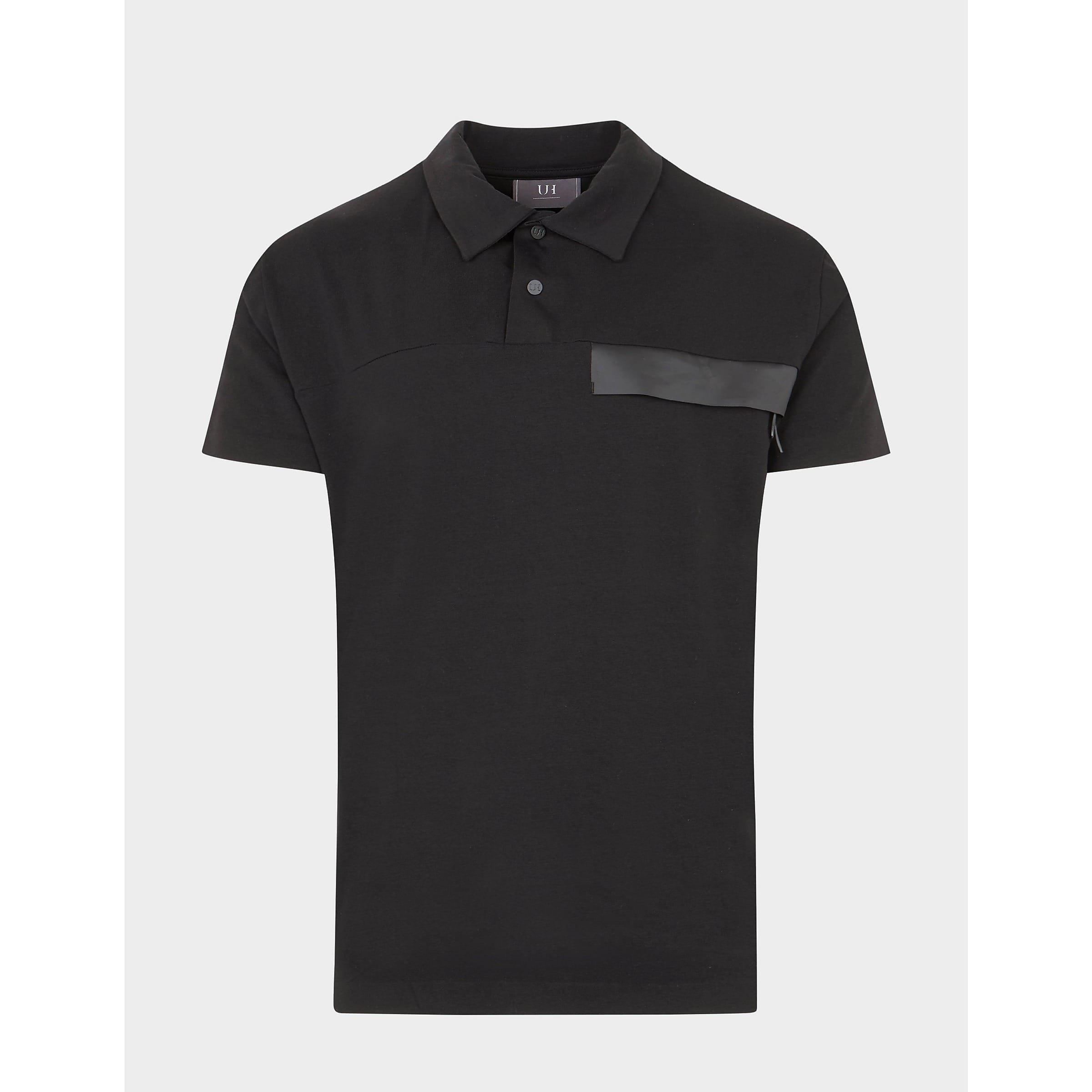 Black - Unlike Humans - Zip Pocket Polo Shirt - 5