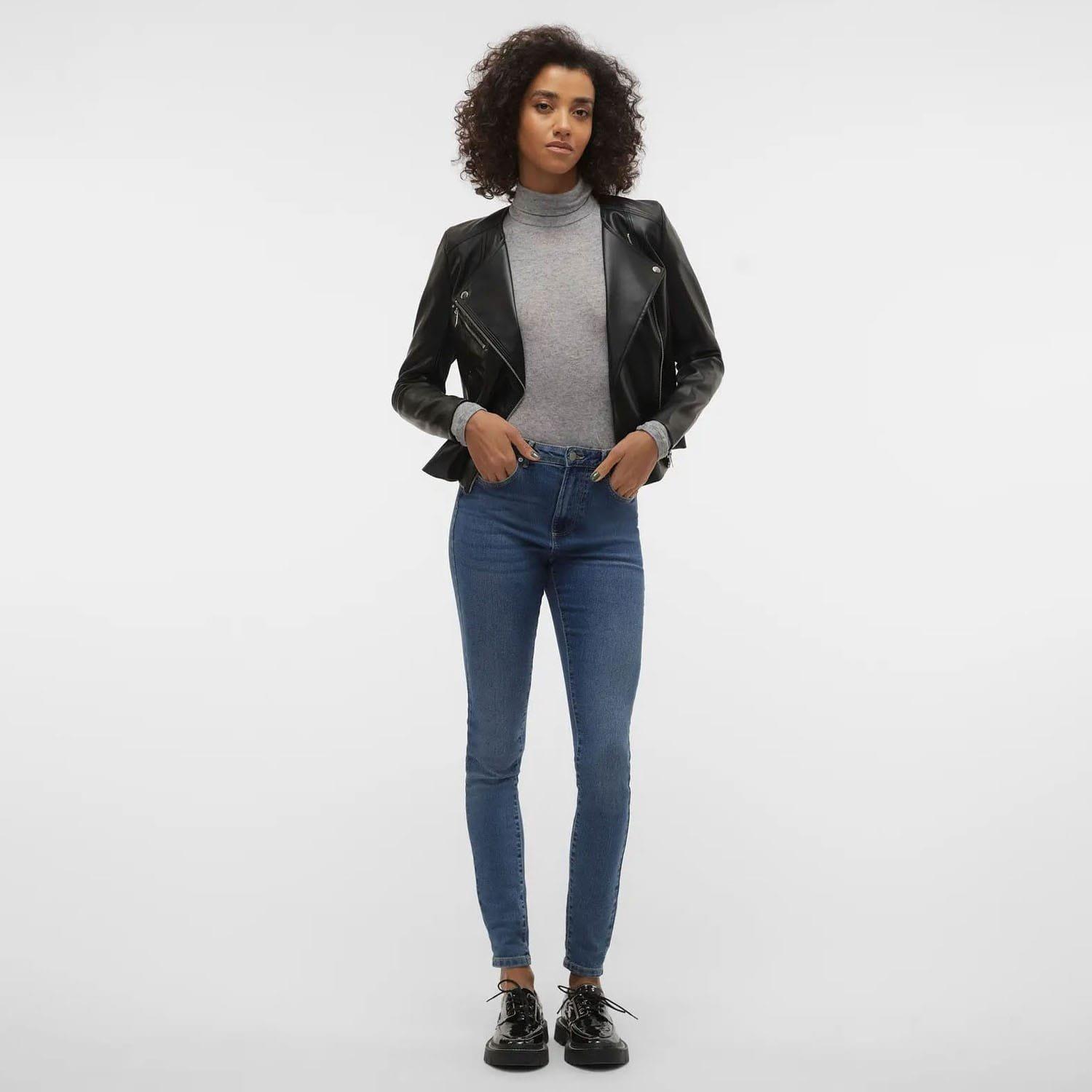 Black - Vero Moda - Riley Faux Leather Jacket - 4