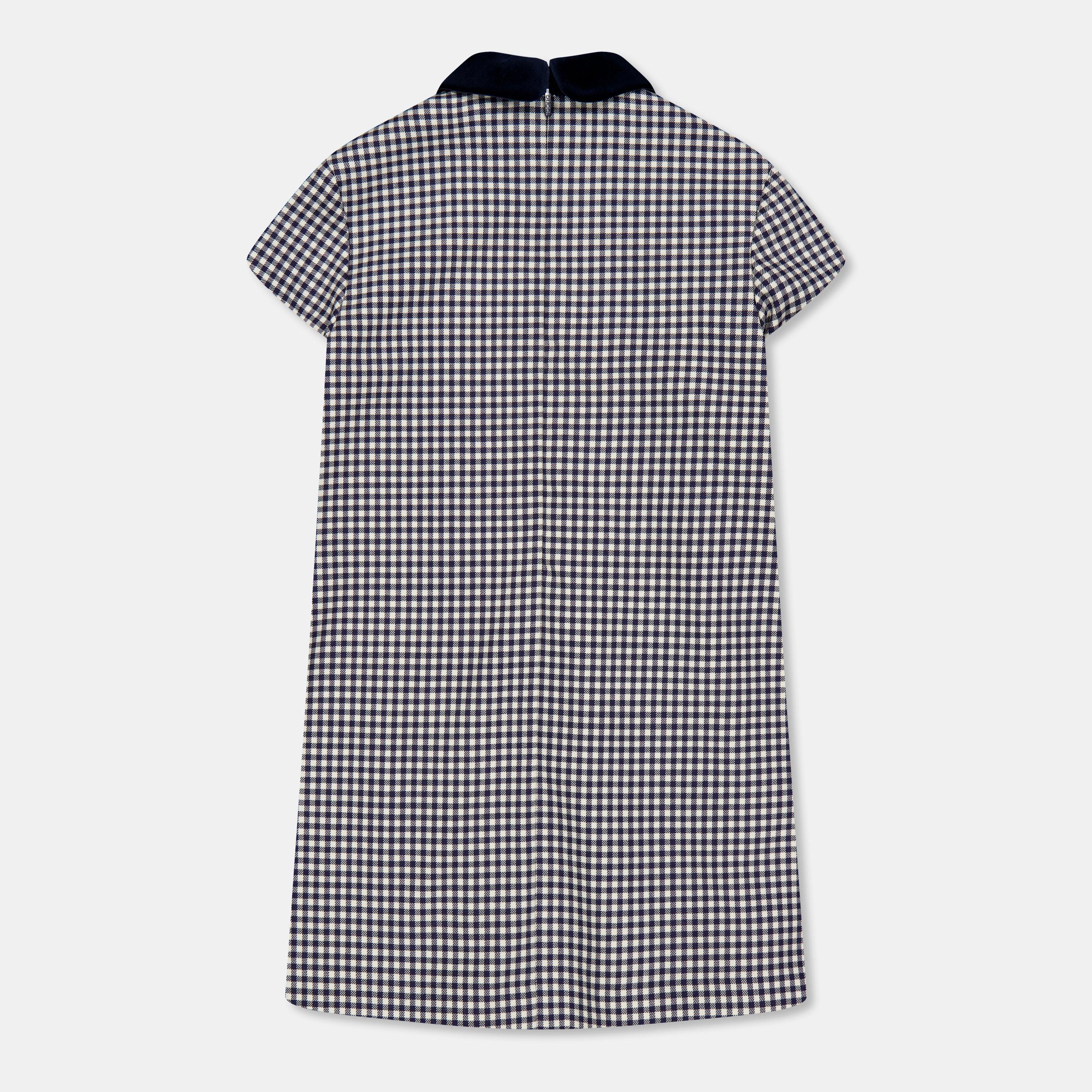 Nvy/Wht 9062 - Gucci - Kids' Short-Sleeve Skater Dress - 2