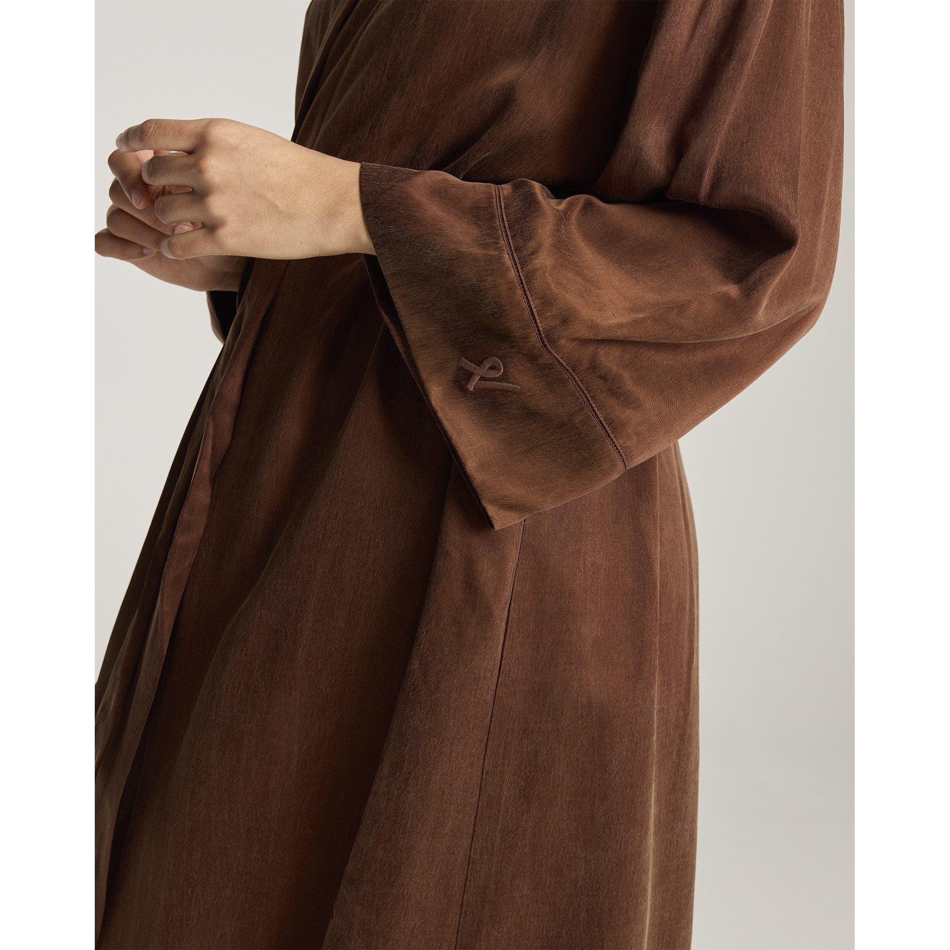 Cocoa - Nudea - Eco-Luxe Kimono Robe - Cocoa - 4